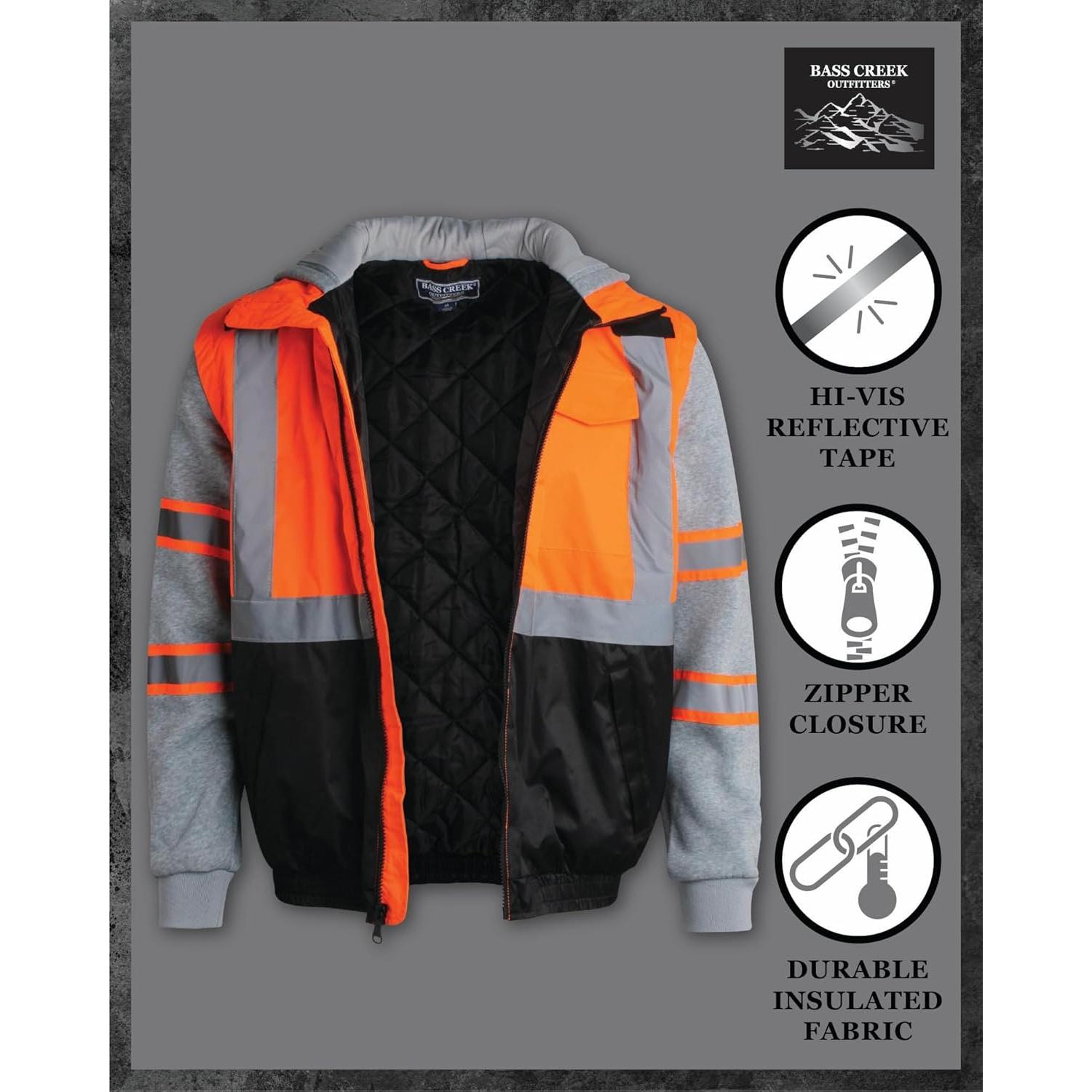 Chaleco de Seguridad Bass Creek Outfitters - Naranja Reflectante