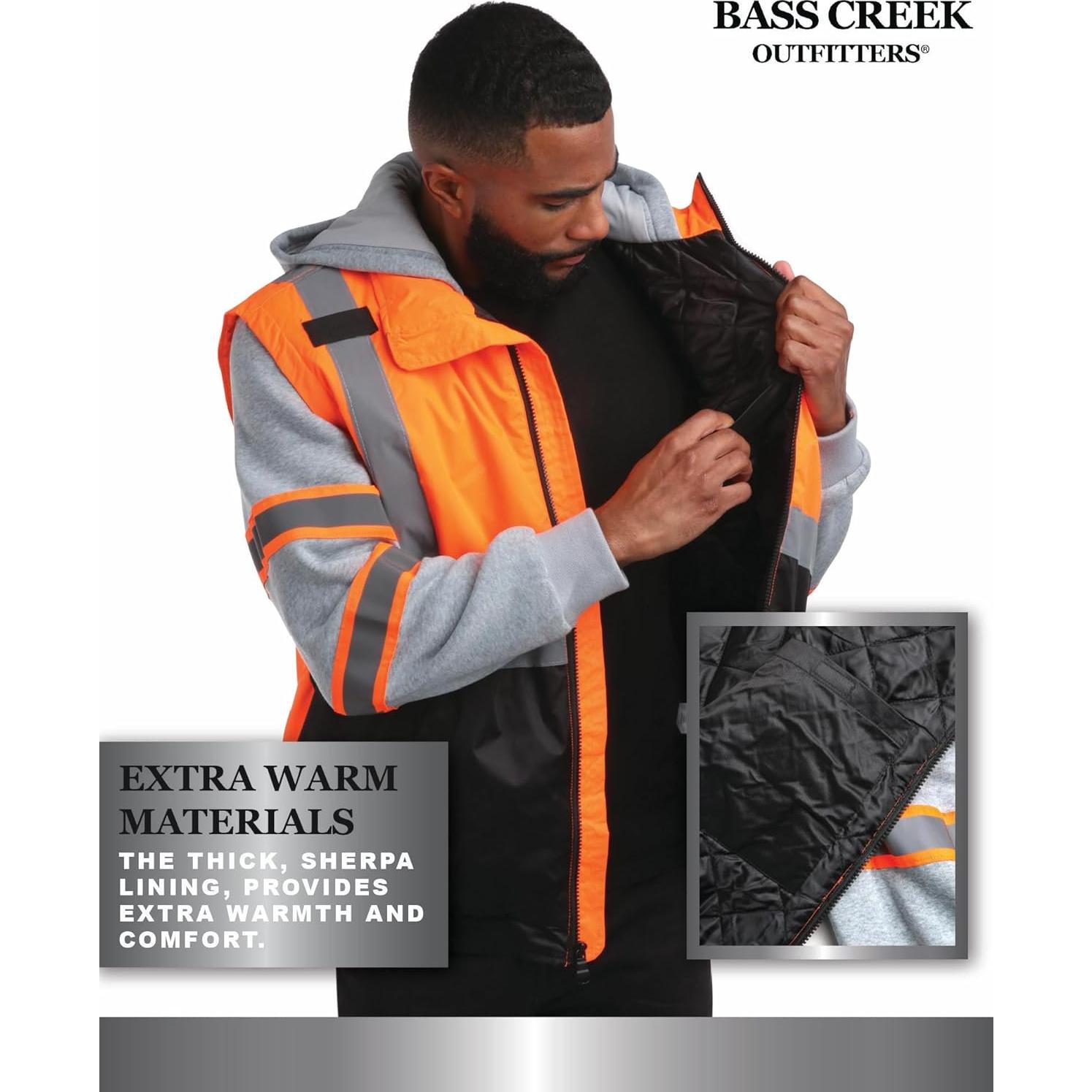 Chaleco de Seguridad Bass Creek Outfitters - Naranja Reflectante