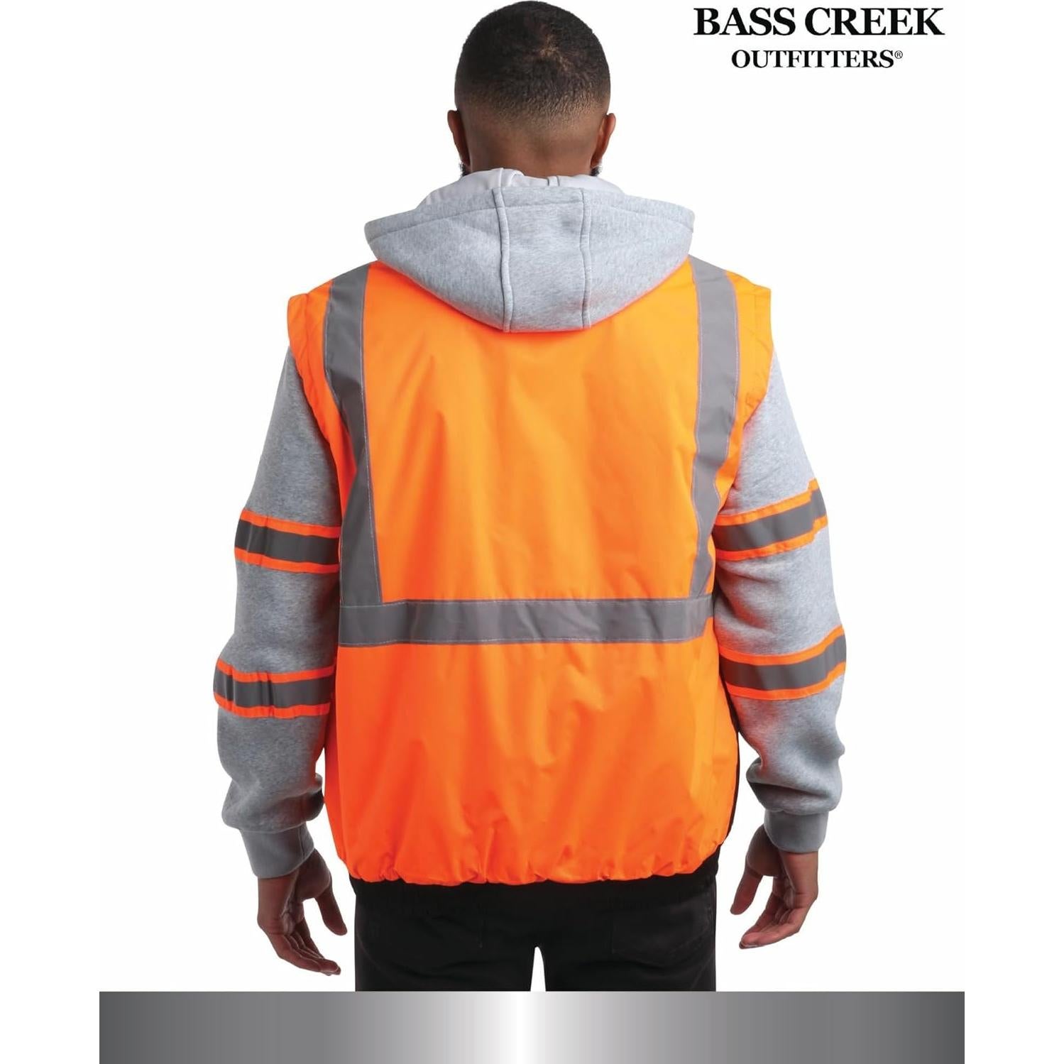 Chaleco de Seguridad Bass Creek Outfitters - Naranja Reflectante