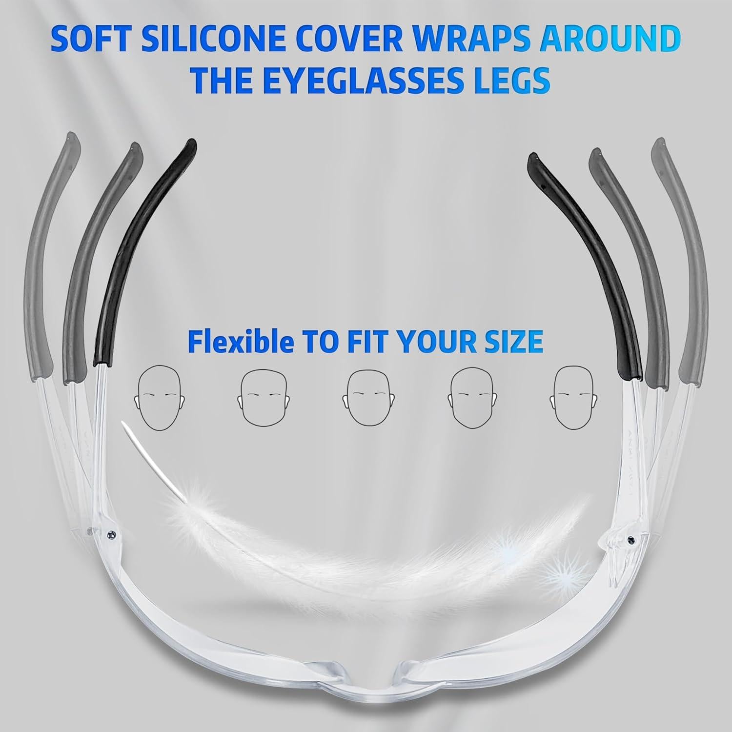 Gafas de Seguridad Salfboy ANSI Z87.1 Claras UV 10 Piezas