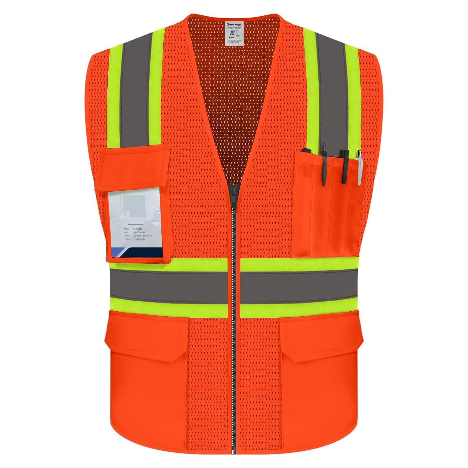 Chaleco de Seguridad Naranja Uno Mejor XL Reflectante