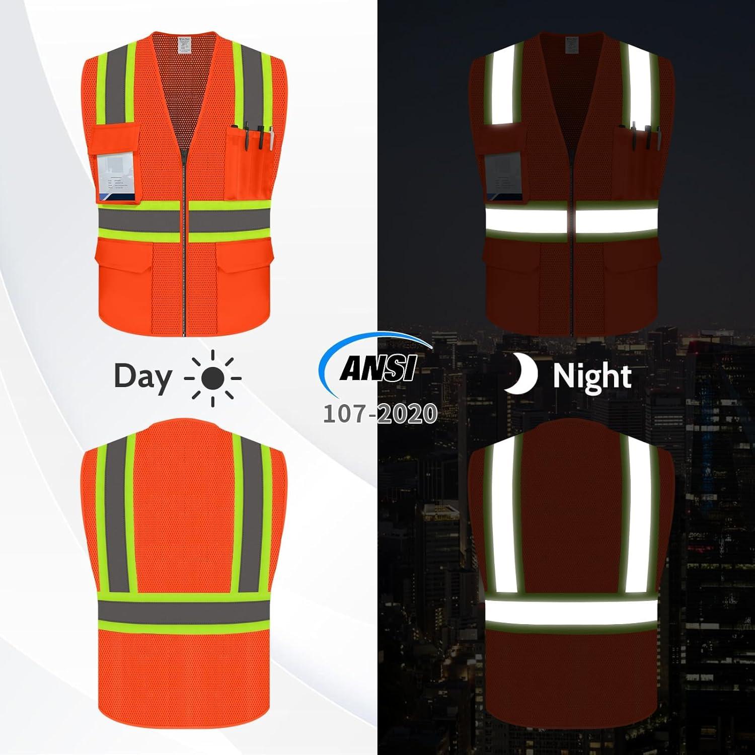 Chaleco de Seguridad Naranja Uno Mejor XL Reflectante