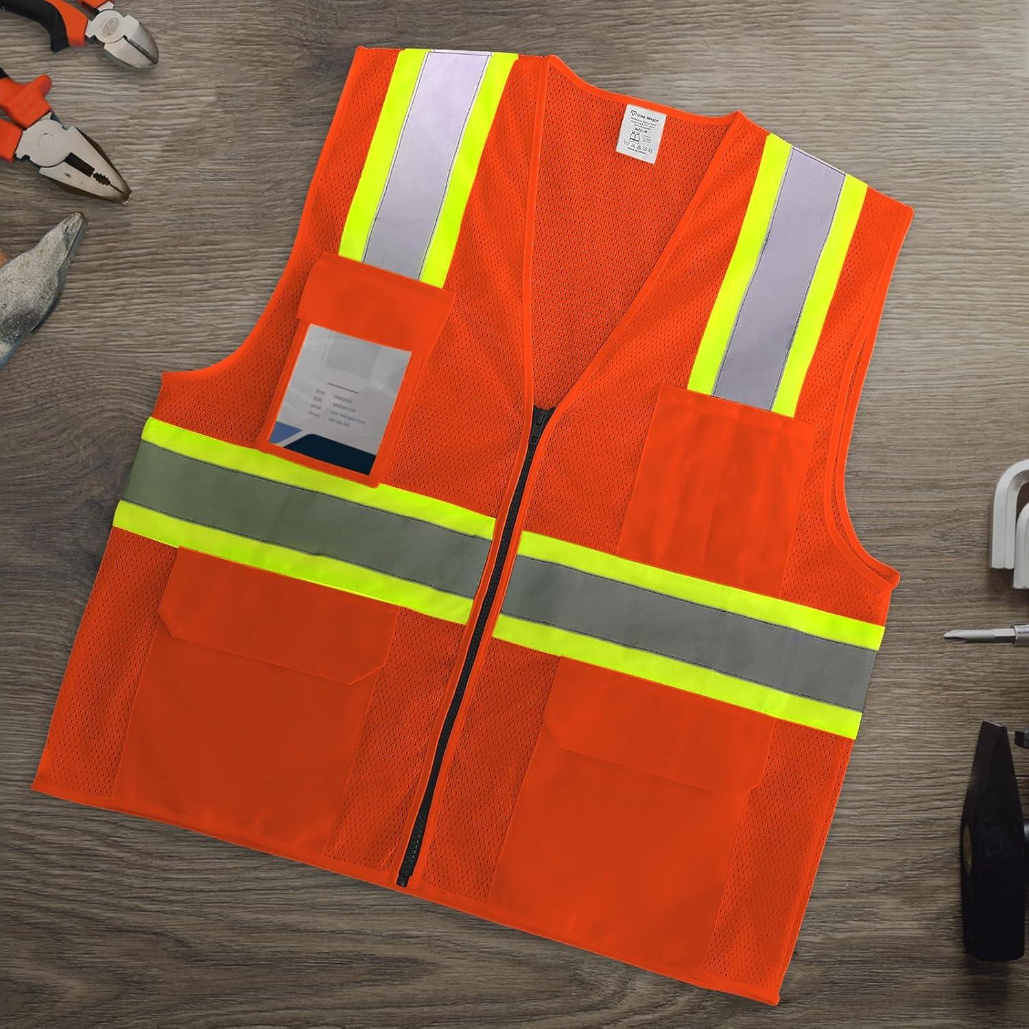 Chaleco de Seguridad Naranja Uno Mejor XL Reflectante