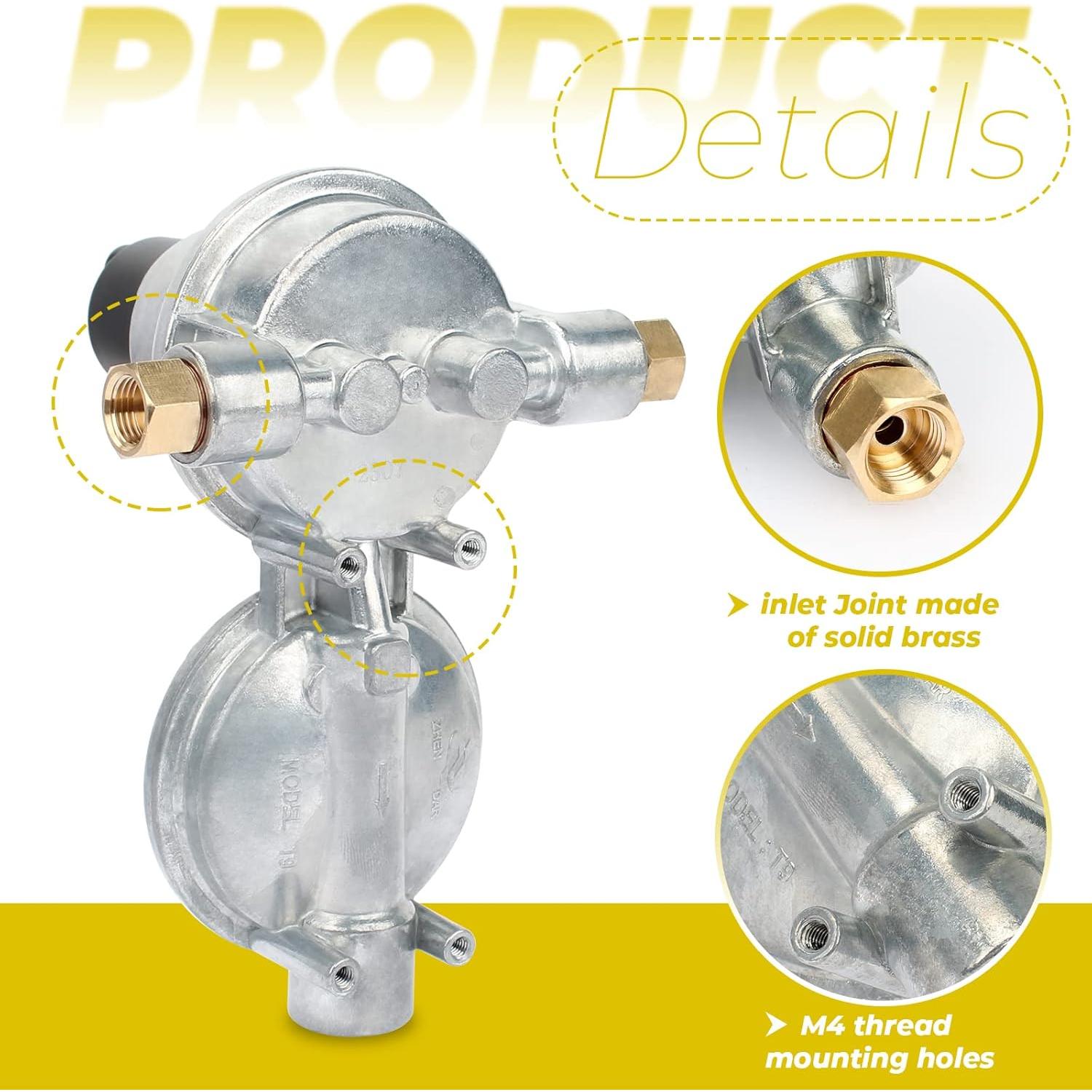 Regulador de Propano SyunsXoon 2 Etapas 190,000 BTU