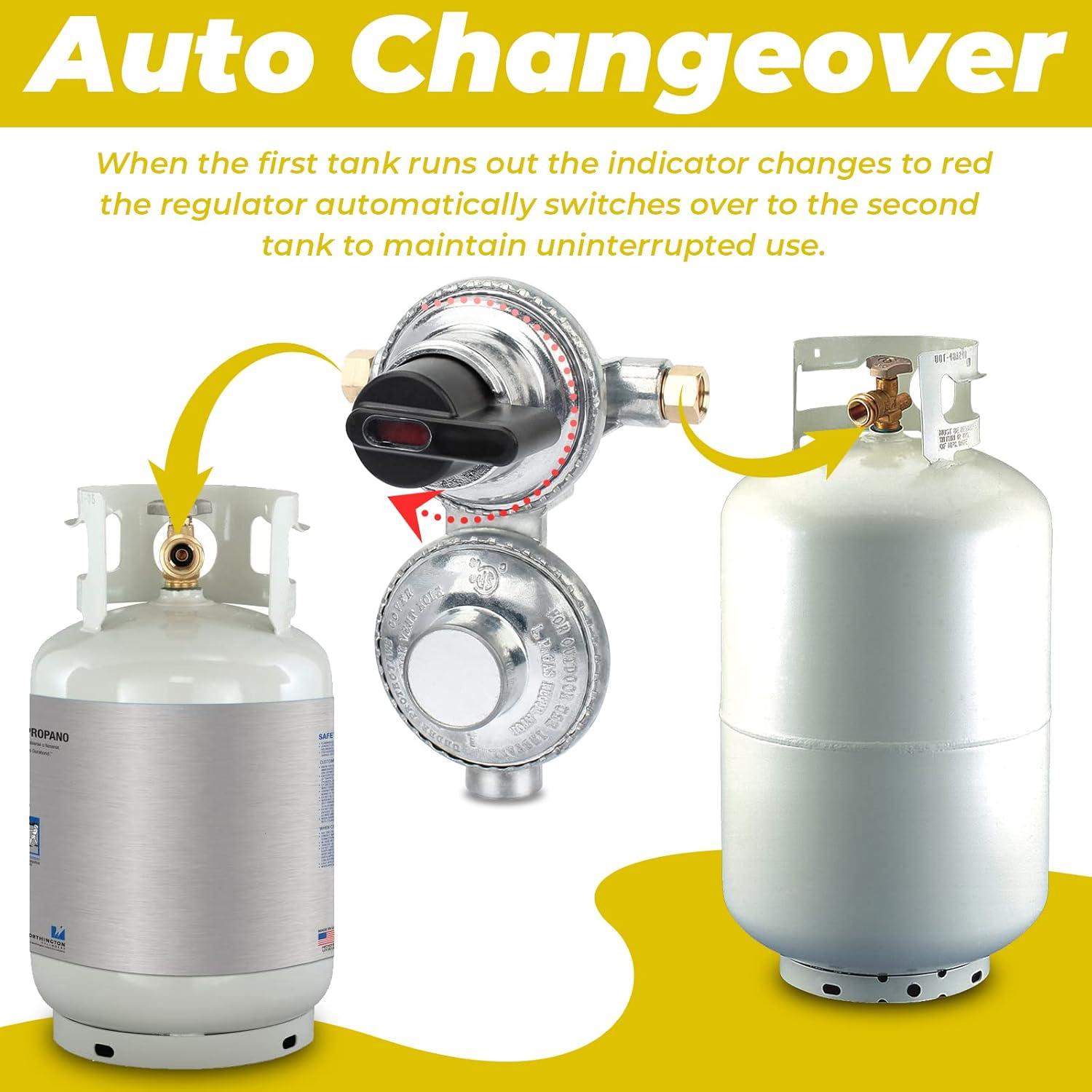 Regulador de Propano SyunsXoon 2 Etapas 190,000 BTU