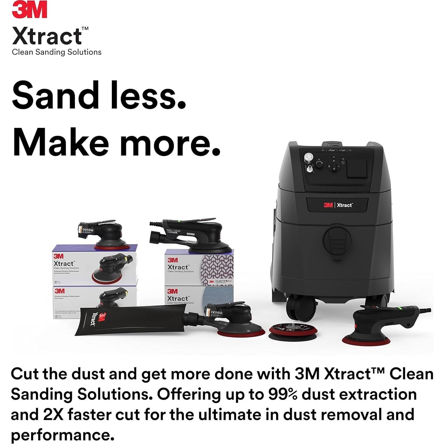 Lijadora Orbital Neumática 3M 88940 12.7 cm 0.95 cm Órbita