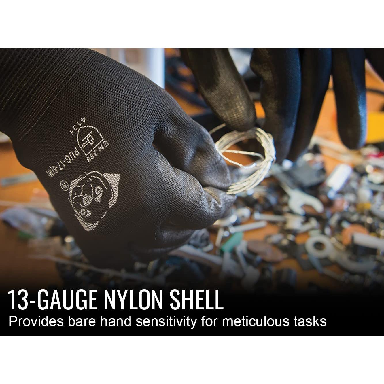 Guantes de trabajo Global Glove PUG-17, 12 pares, 2X-pequeño