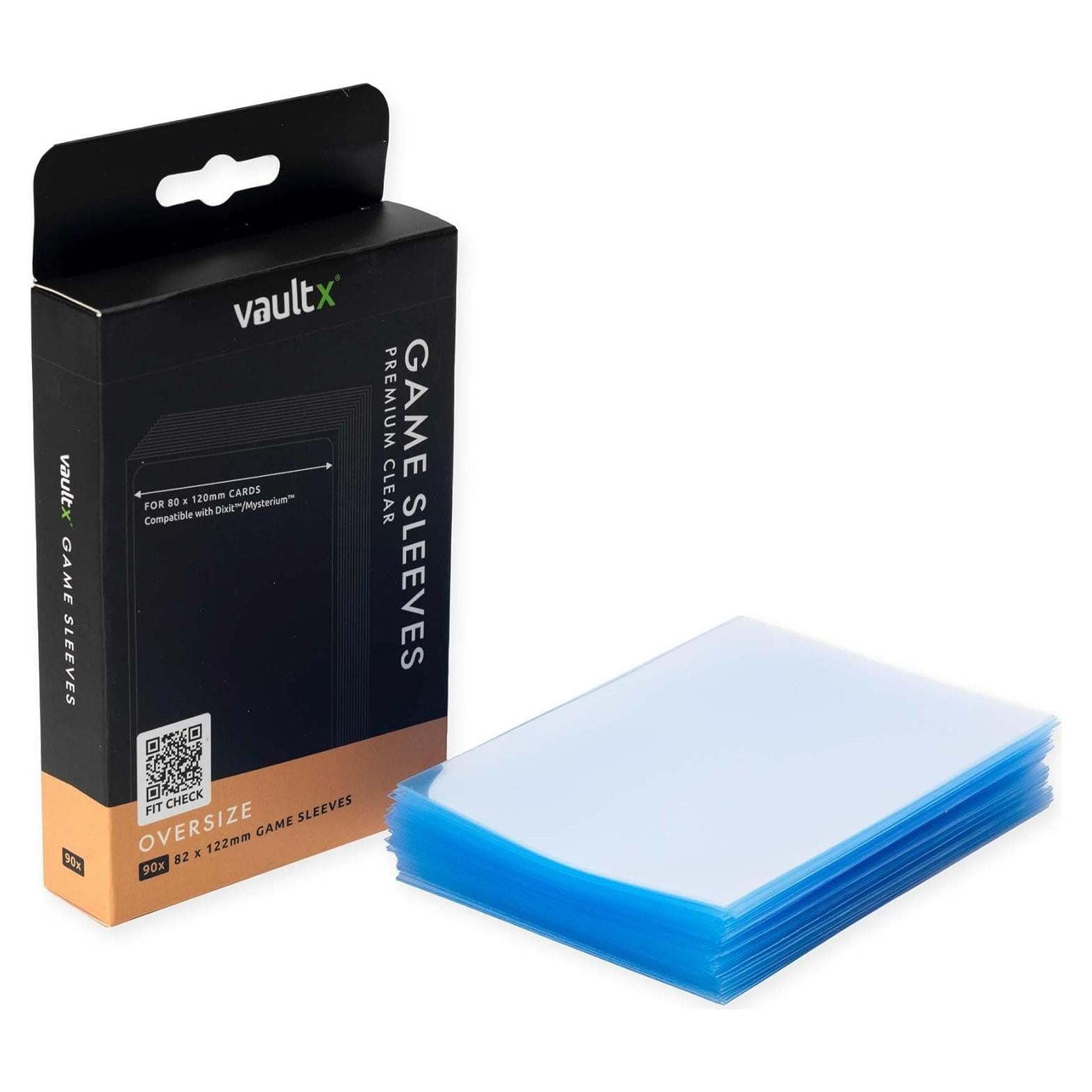 Fundas Oversize Vault X 80x120mm - 90pcs Protección Premium