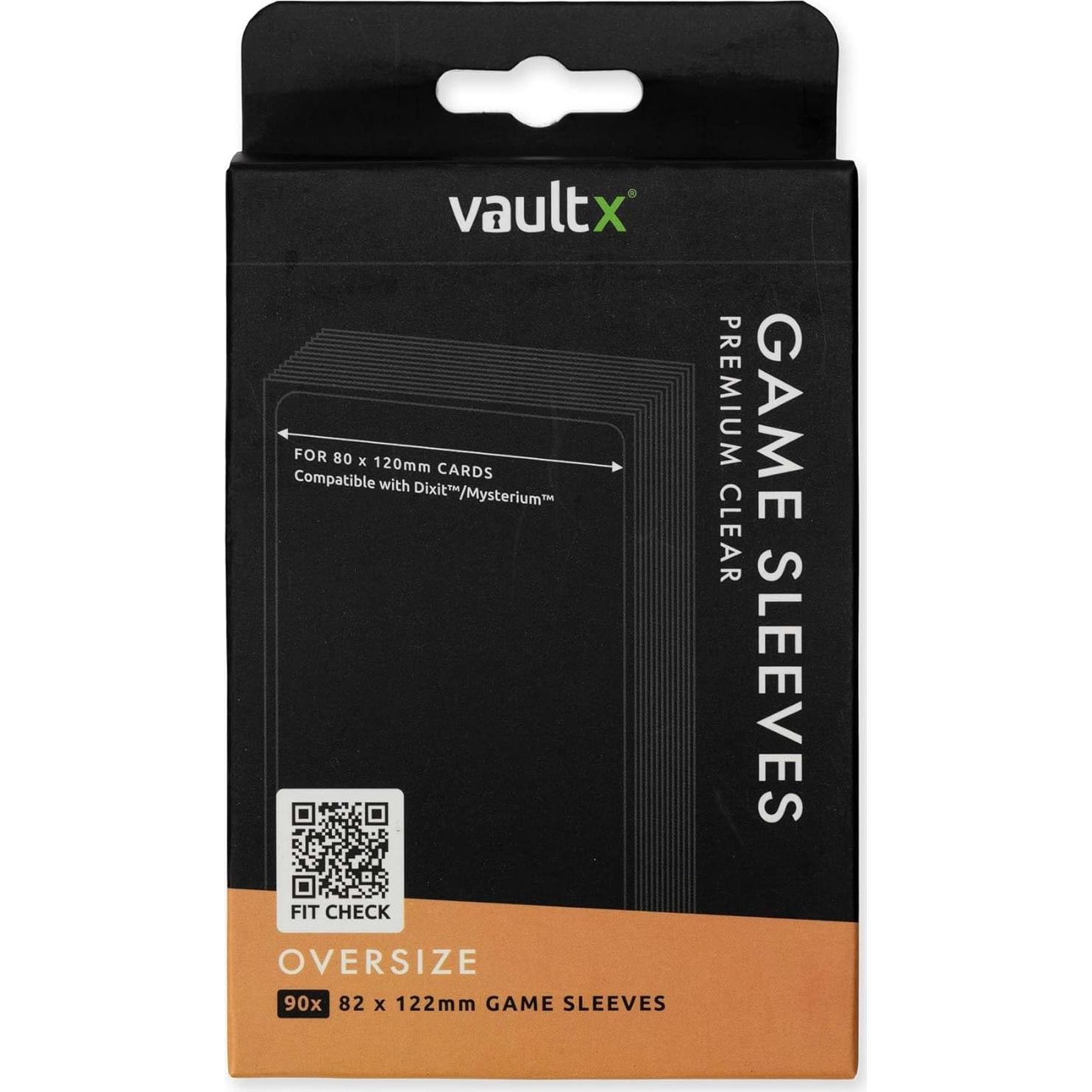 Fundas Oversize Vault X 80x120mm - 90pcs Protección Premium