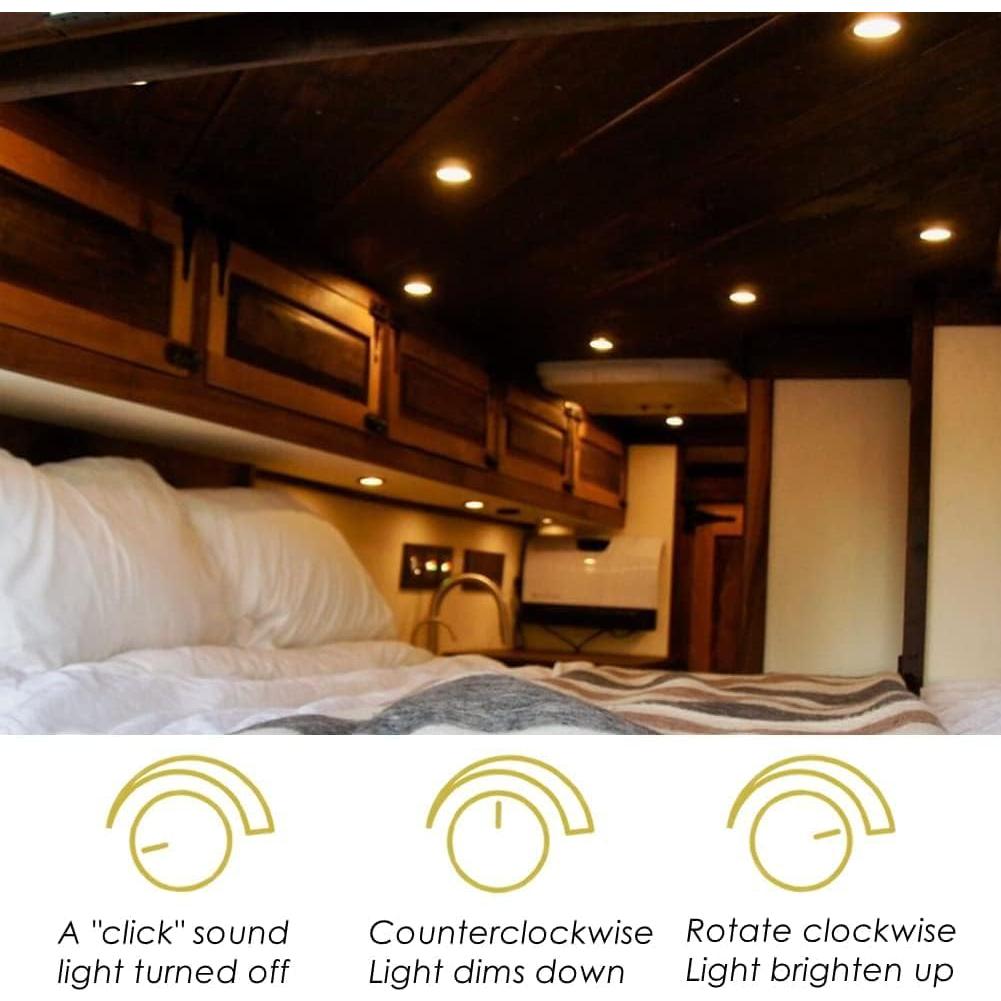 Atenuador de luz 12V Obeaming PWM para RV y barcos