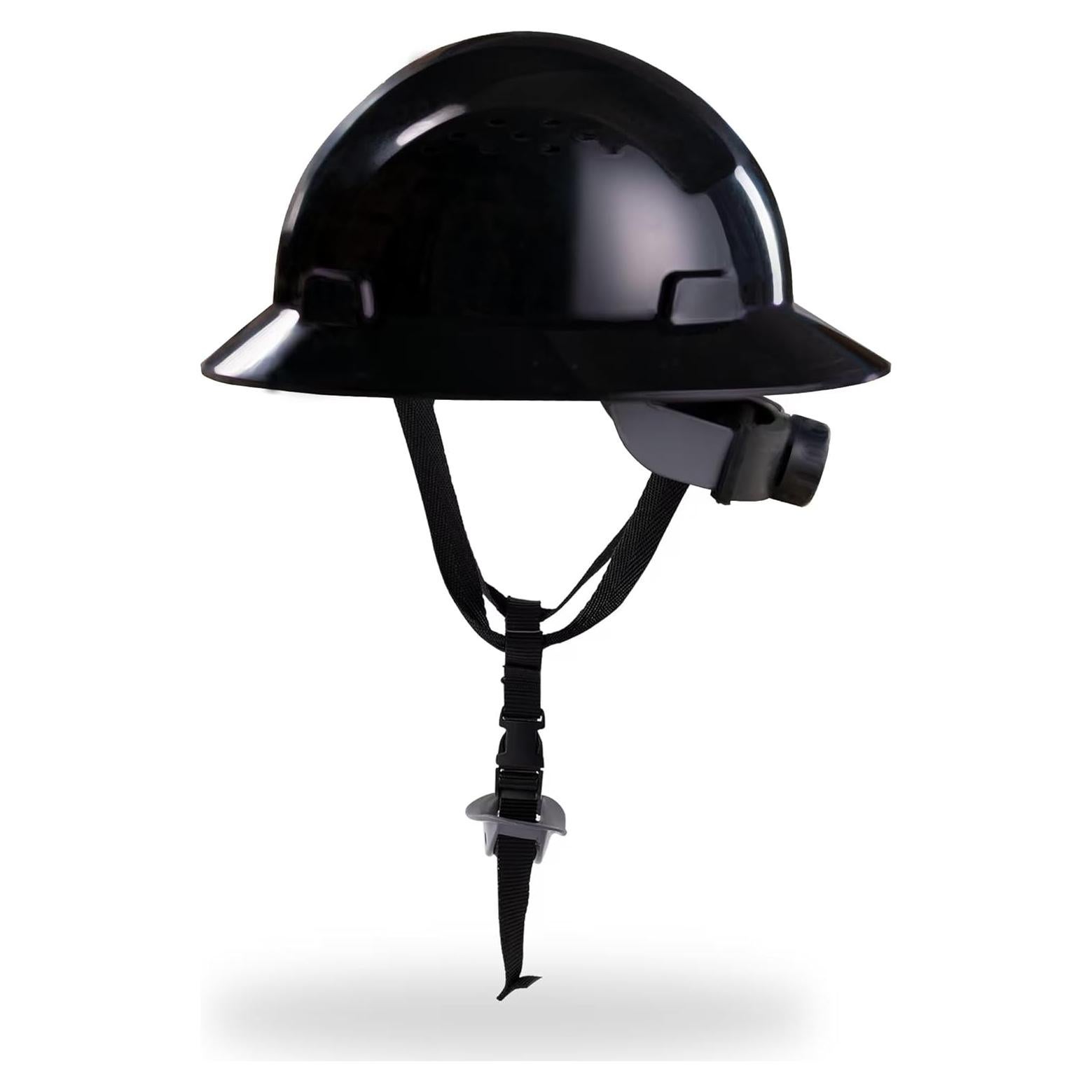 Casco de ala completa AnTools negro con ajuste 4 puntos