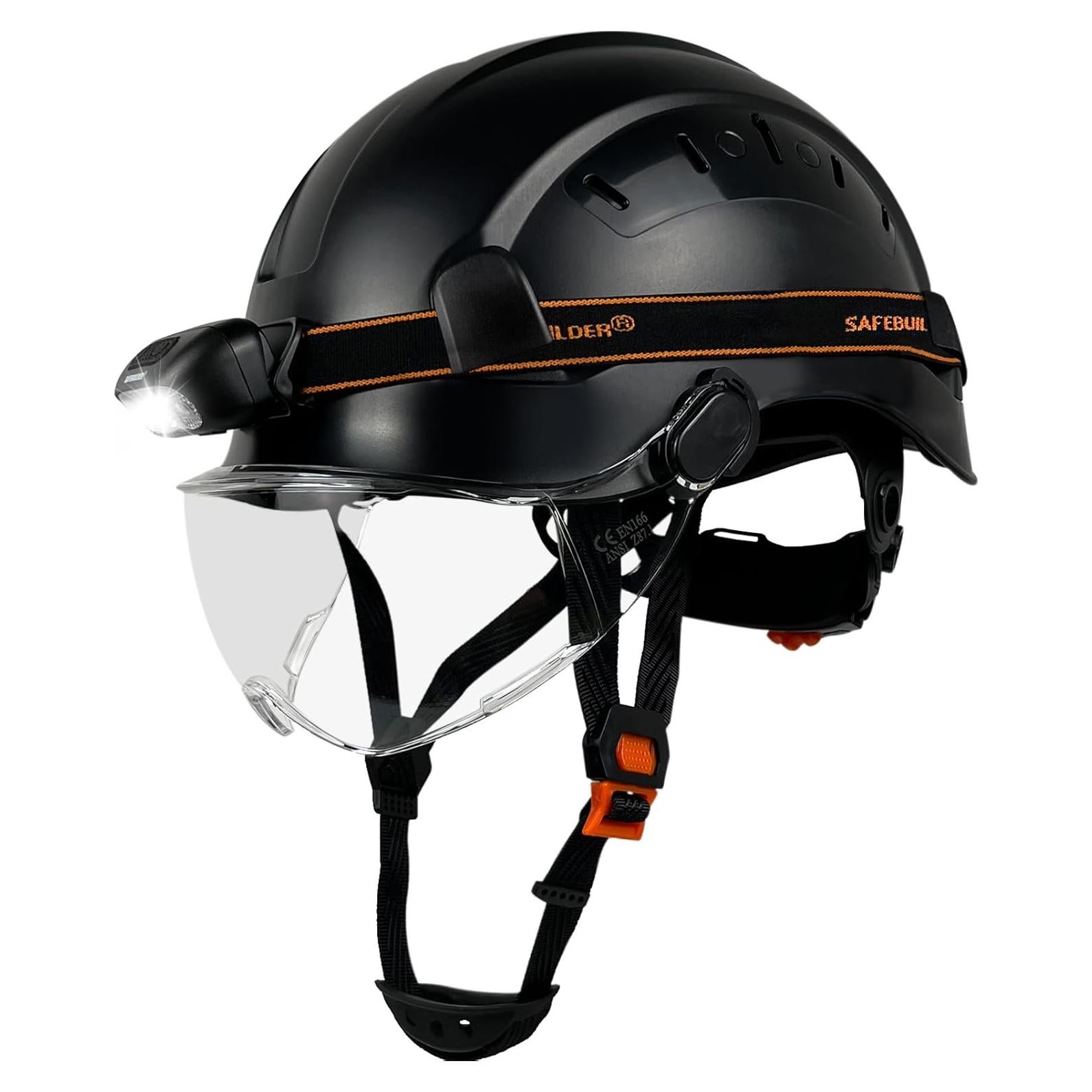 Casco de Seguridad SAFEBUILDER CR06-V-SL Pro con Faro