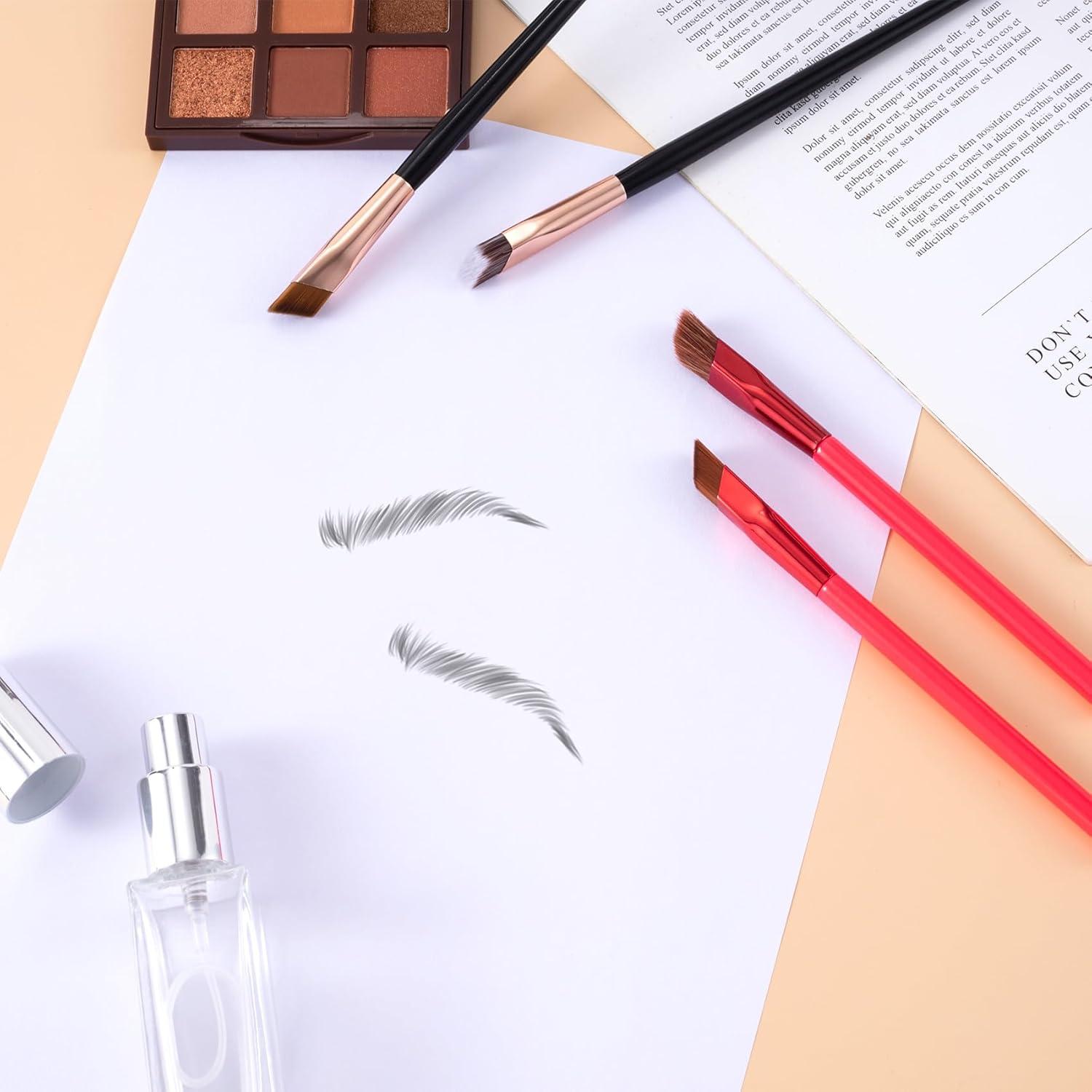 Brochas de Cejas Multifuncionales PAGOW - 4 Piezas