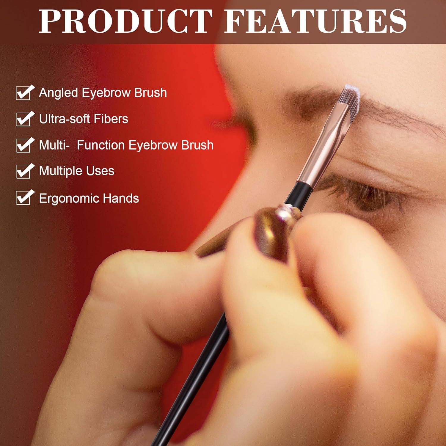 Brochas de Cejas Multifuncionales PAGOW - 4 Piezas