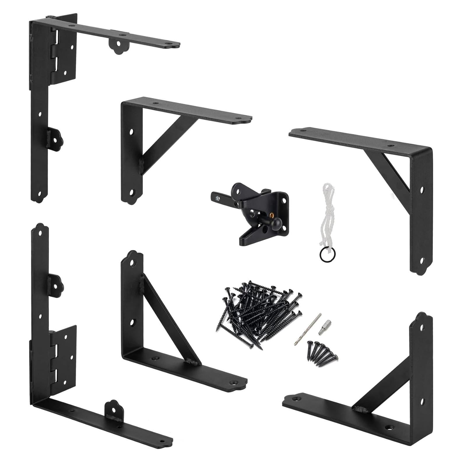 Kit de Soporte de Puerta Anti Sag HILLMASTER 1 Juego Negro