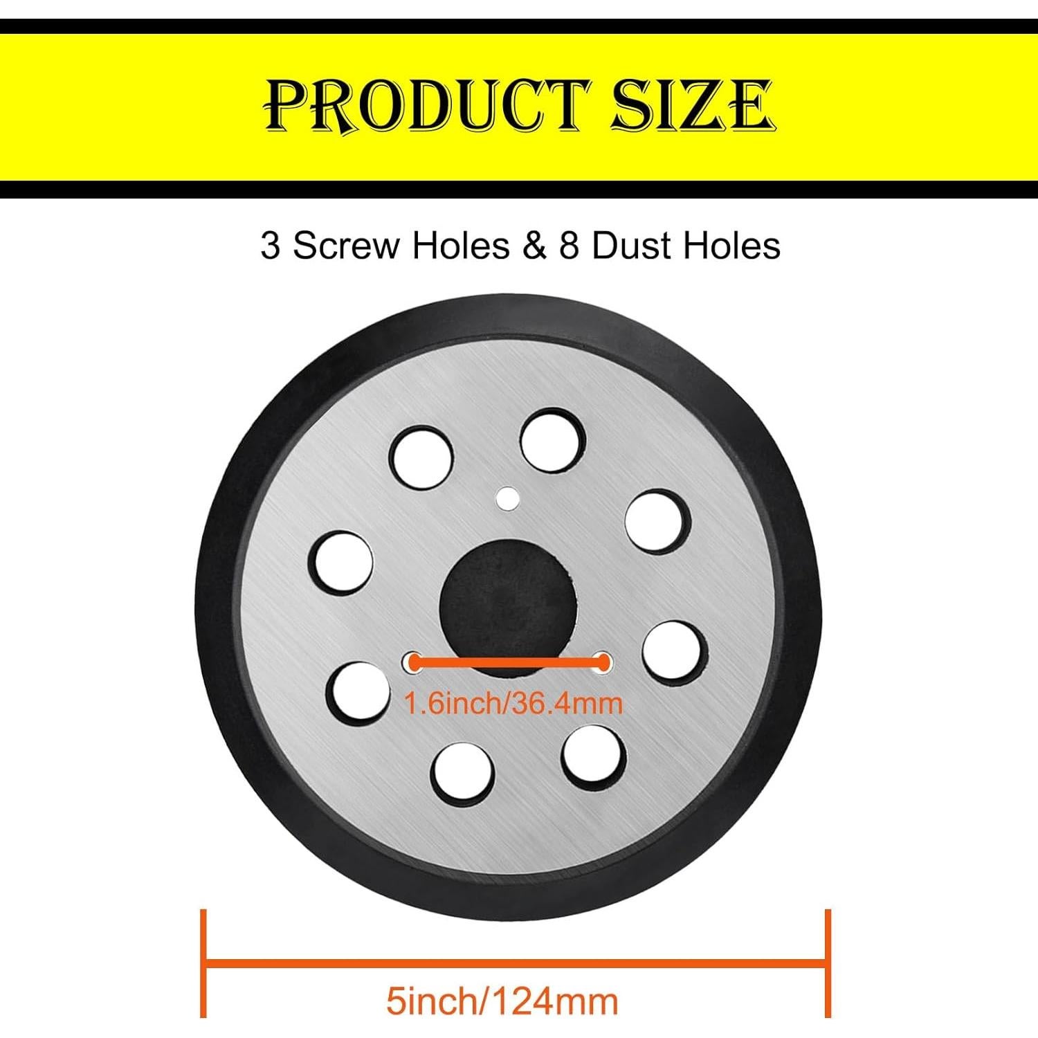 Almohadilla de Lijado Orbital 5" Crossarctic - 2 Piezas