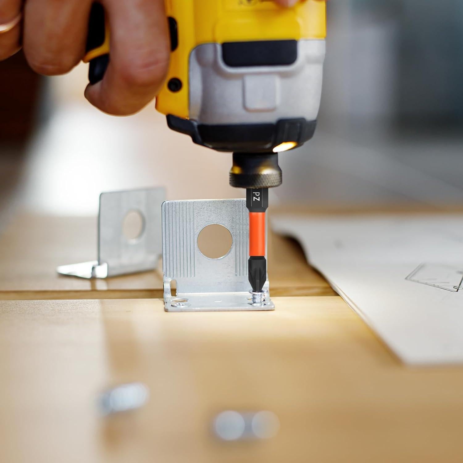 Juego de Puntas de Destornillador BAIDETS PZ2 10 Piezas 50mm