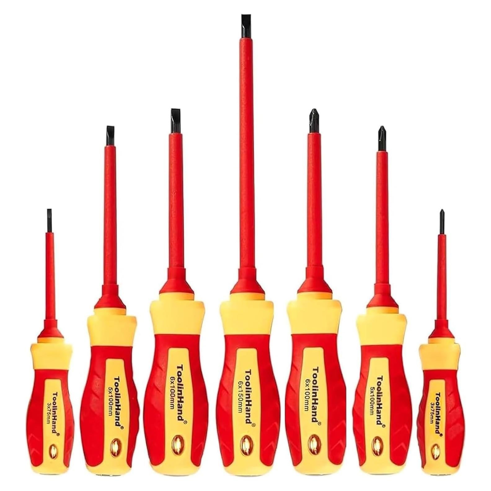 Juego de Destornilladores Aislados ToolinHand 7 PCS 1000V