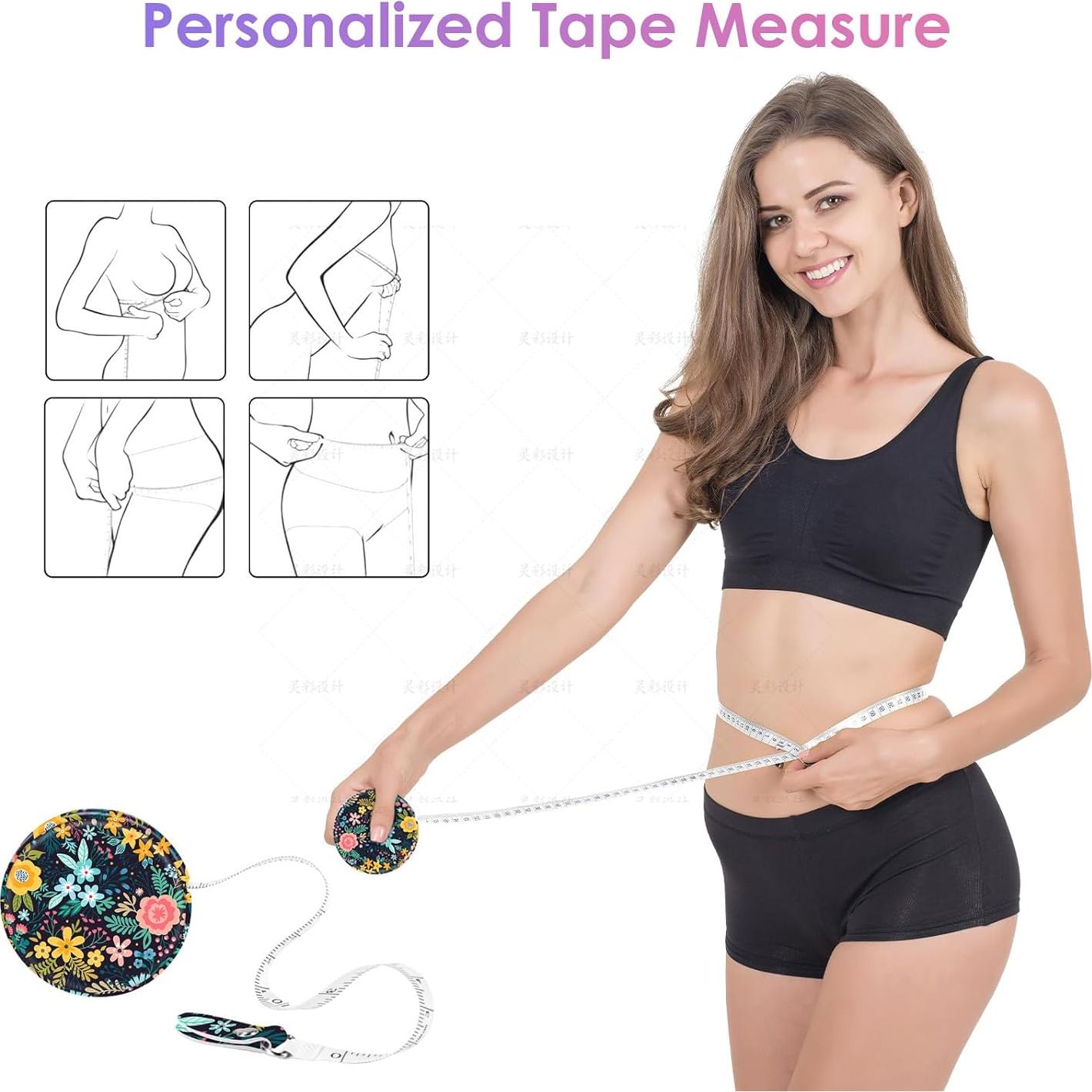 Cinta Métrica Retráctil Gerkia 1.5m para Costura y Medidas