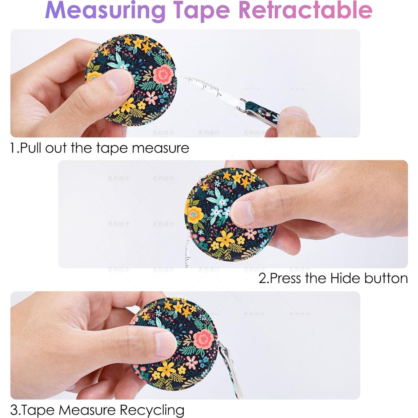 Cinta Métrica Retráctil Gerkia 1.5m para Costura y Medidas