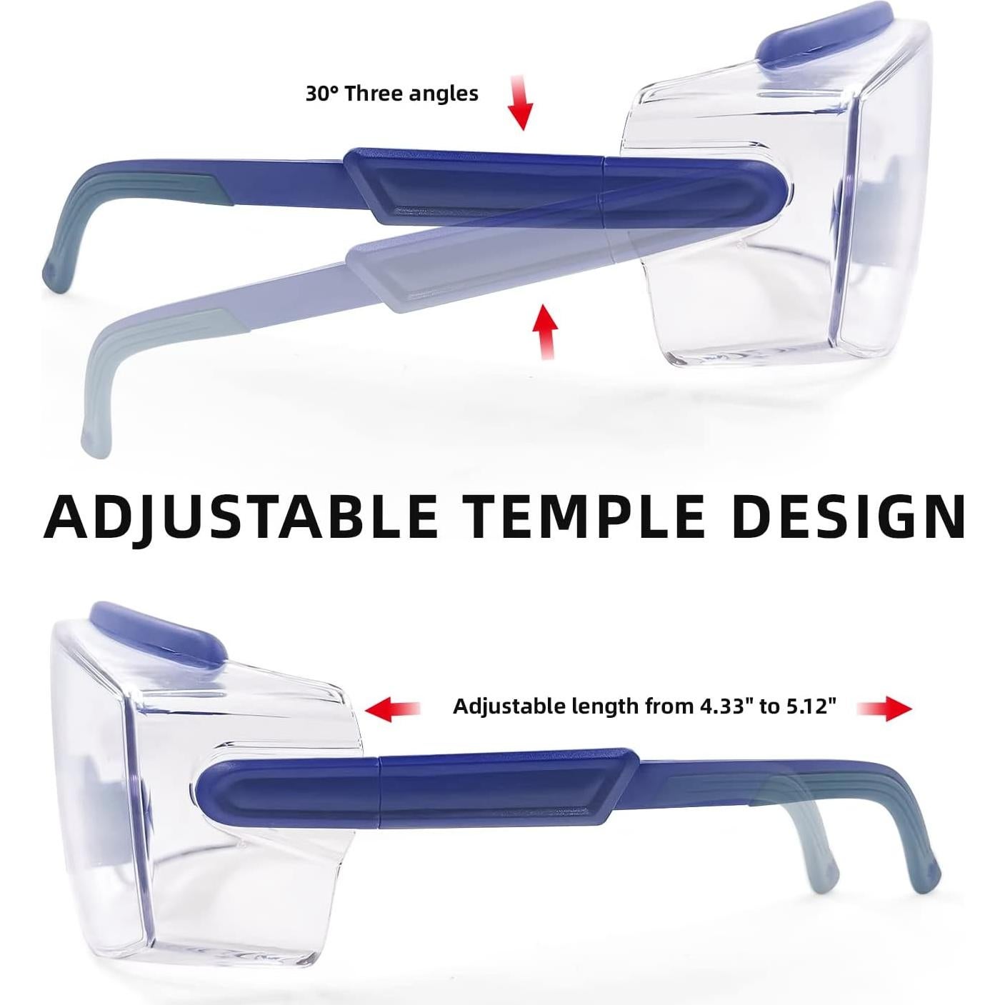 Gafas de Seguridad Anti Niebla Gafas de Protección Gris C10