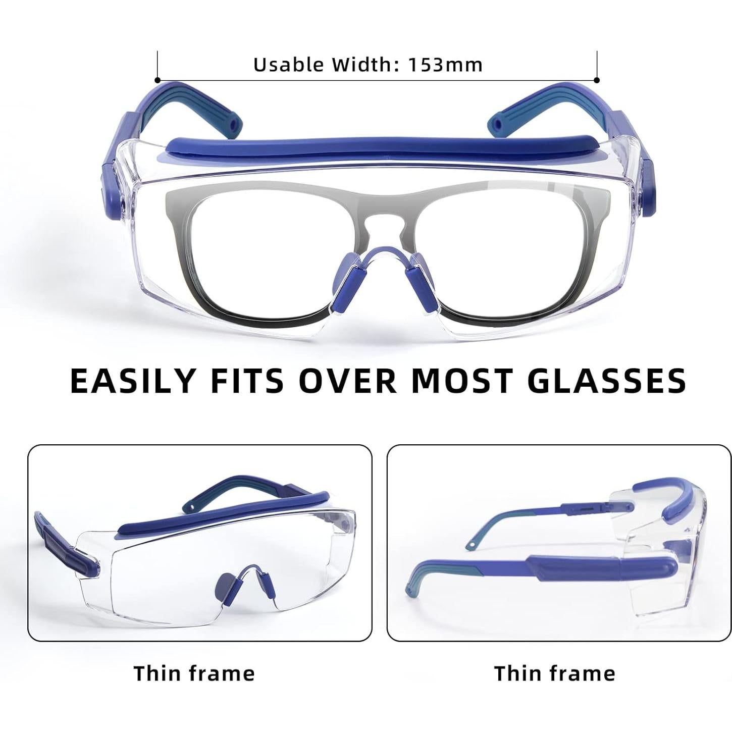 Gafas de Seguridad Anti Niebla Gafas de Protección Gris C10