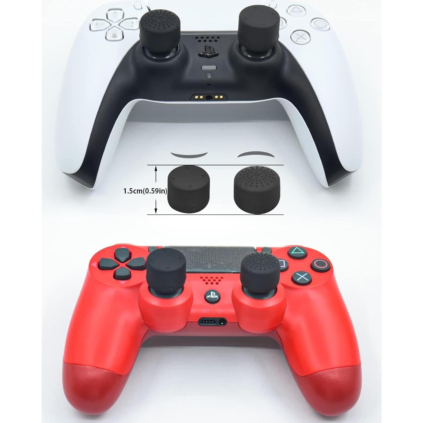 Grip Antideslizante ZHI-NYLLDJS para Joystick PS5/4 y Switch Pro