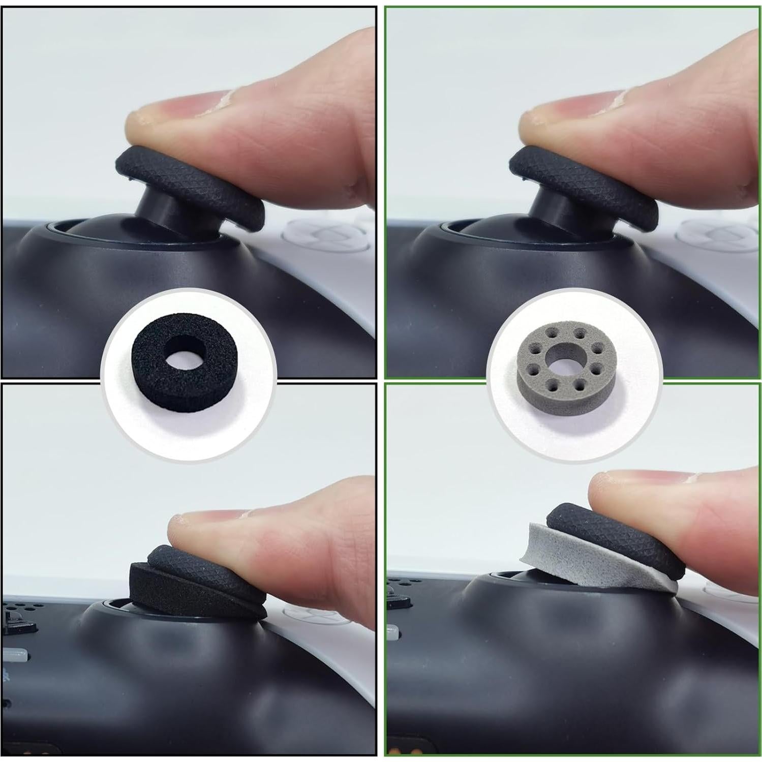 Grip Antideslizante ZHI-NYLLDJS para Joystick PS5/4 y Switch Pro