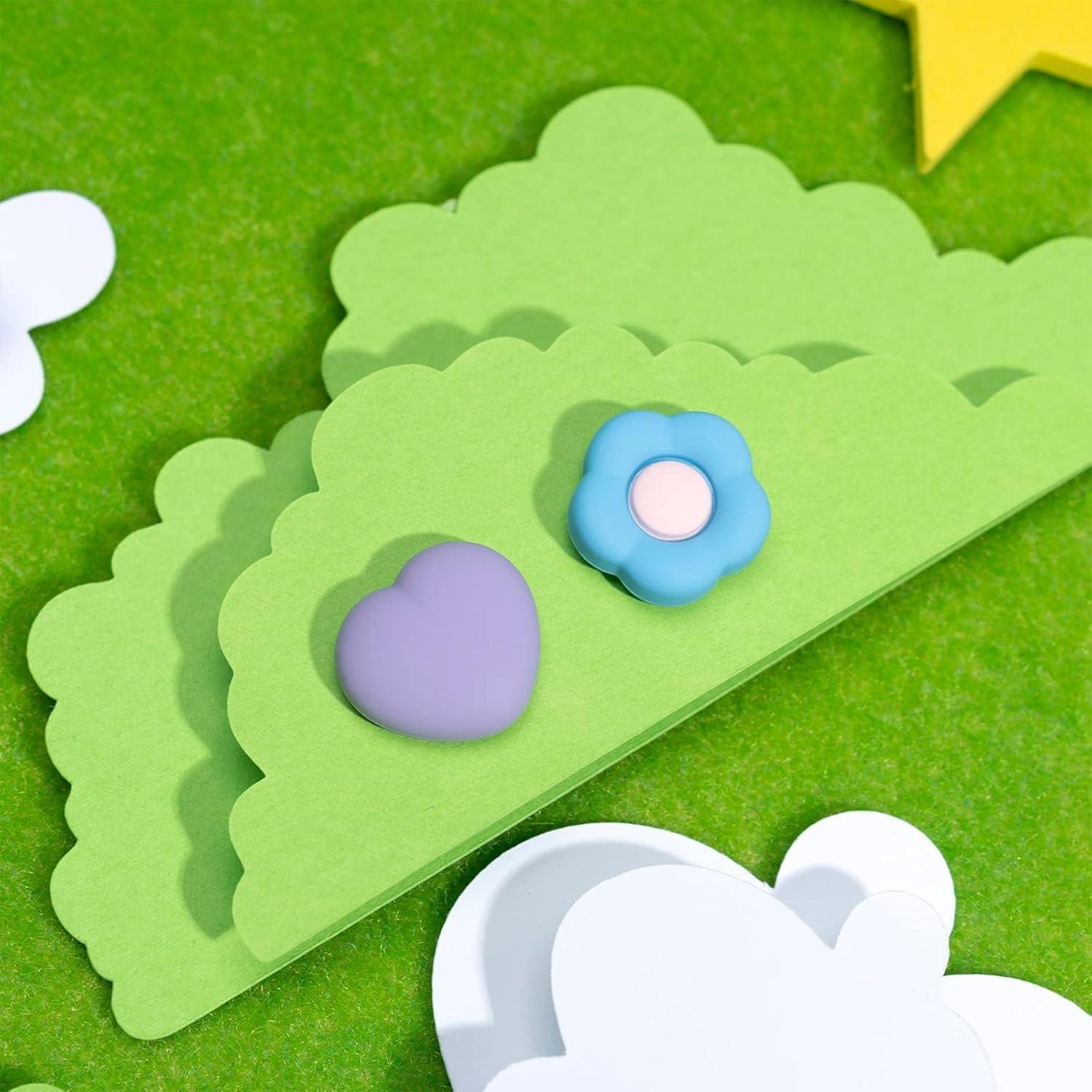 Tapas de agarre de pulgar GeekShare para Joy Con - 4PCS Azul y Púrpura