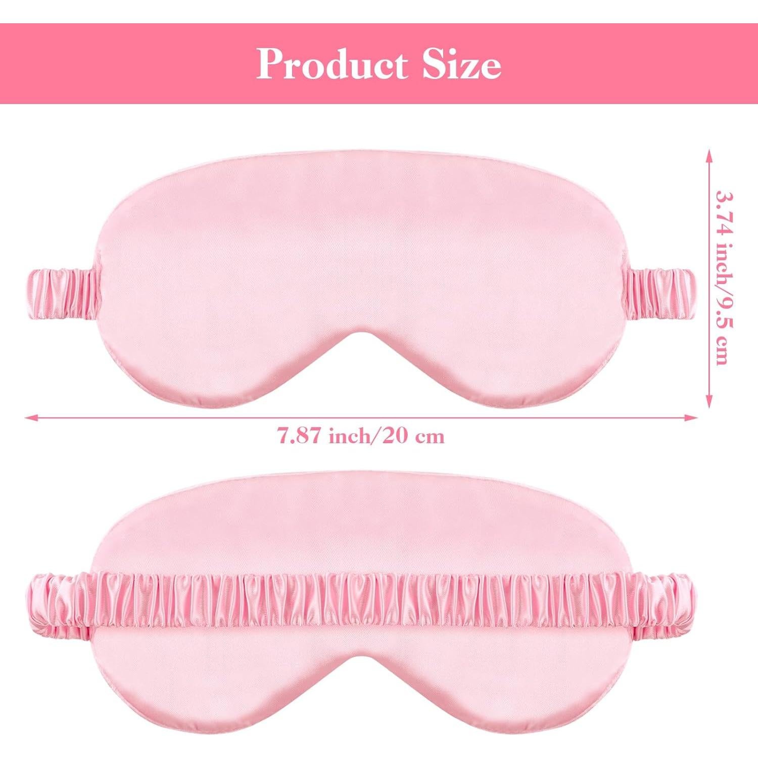 Paquete de 2 Máscaras de Sueño de Seda WY LIGHTING LEVEL