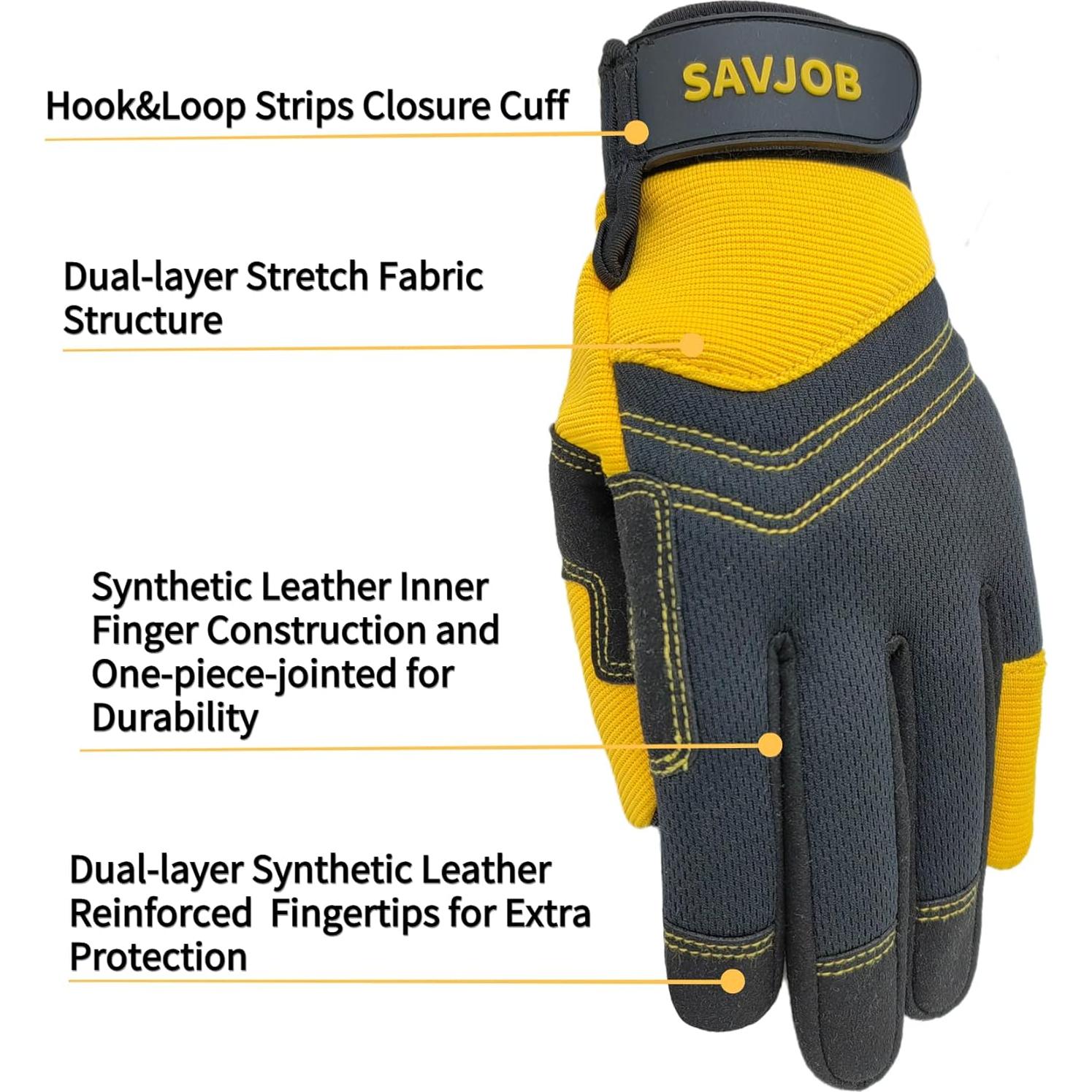 Guantes de Trabajo de Seguridad Unisex Ajuste Rendimiento