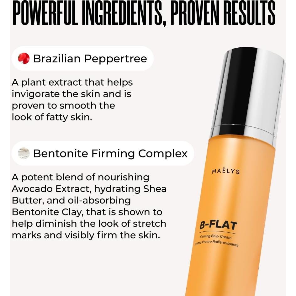 Crema reafirmante para el vientre B-FLAT MAËLYS 230g