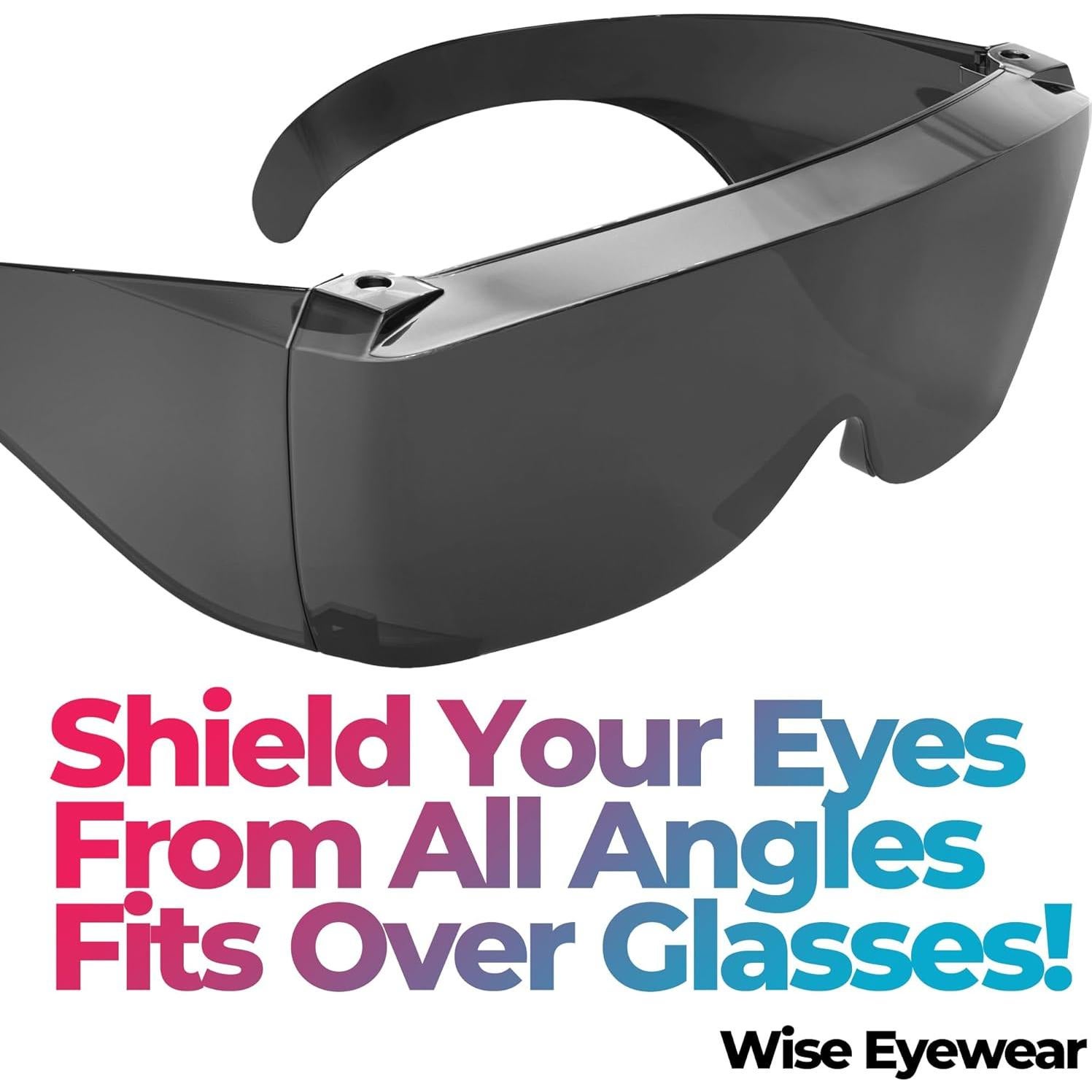 Gafas de Sol Envolventes Black Fit Over para Graduadas