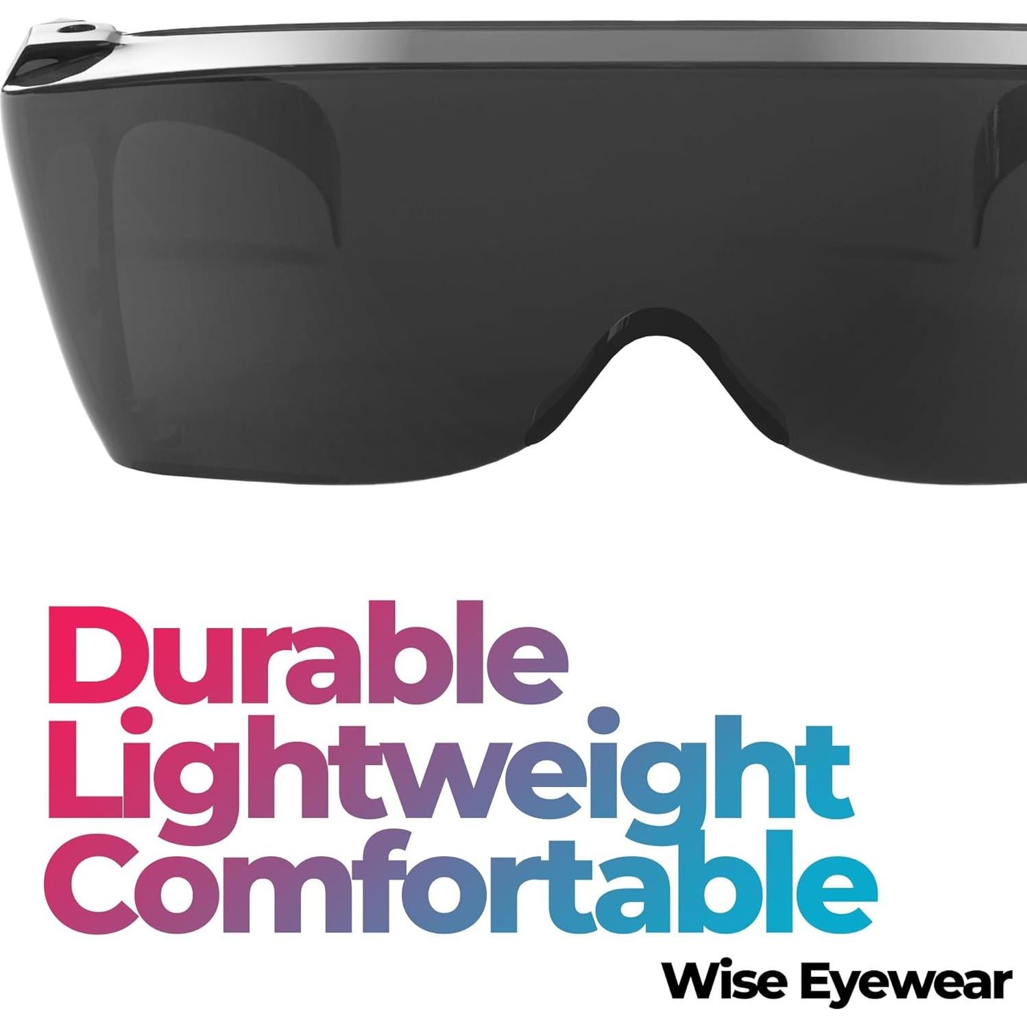 Gafas de Sol Envolventes Black Fit Over para Graduadas