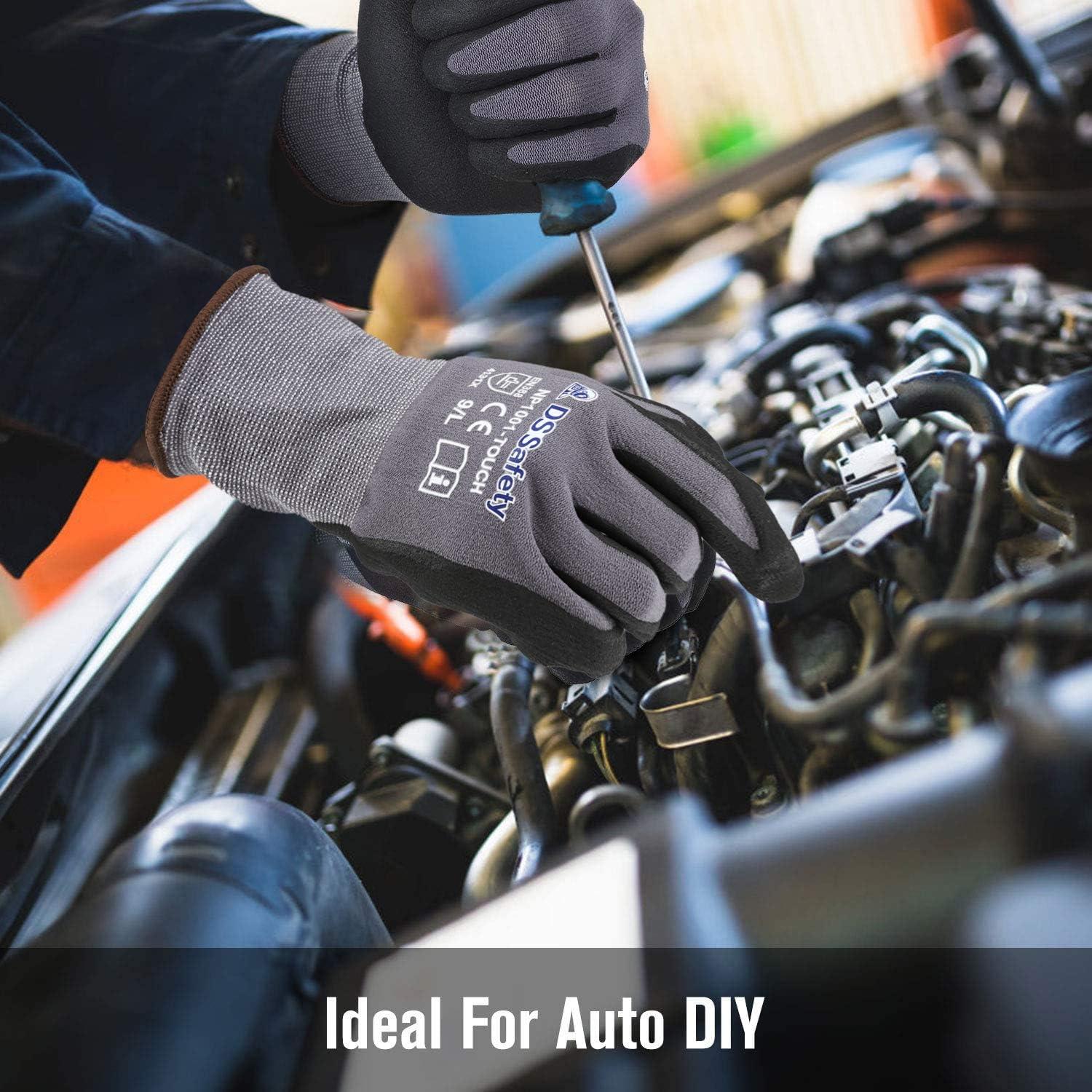 Guantes de Trabajo NP1001 Dalian Ajuste Cómodo Grip 3 Pares