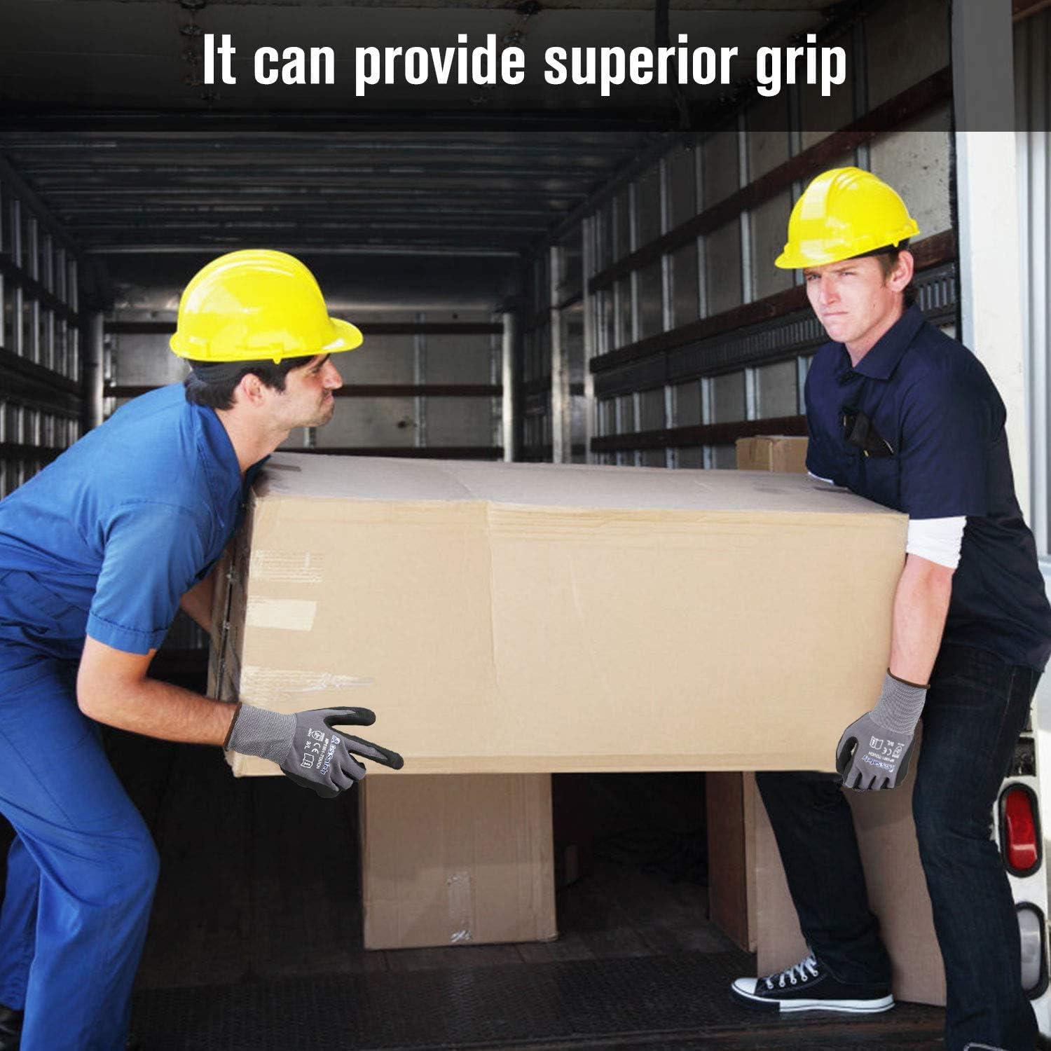 Guantes de Trabajo NP1001 Dalian Ajuste Cómodo Grip 3 Pares