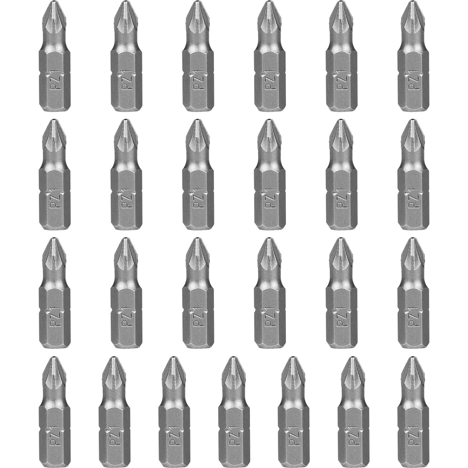 Juego de Puntas de Destornillador PZ1 HPHOPE 25 Piezas 25mm