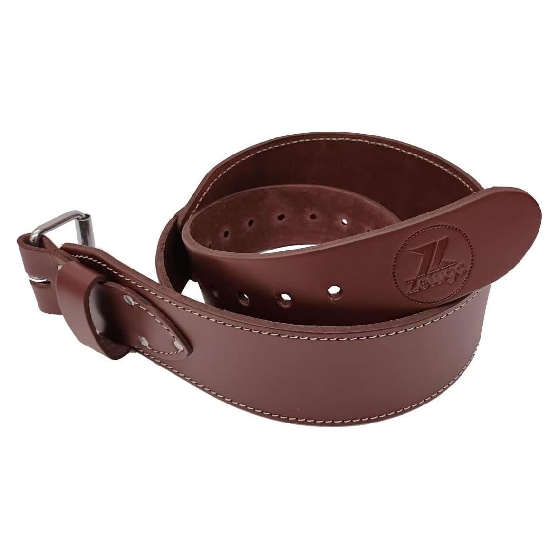 Cinturón de Trabajo Zeluga Cuero Ranger 7.62 cm Marrón