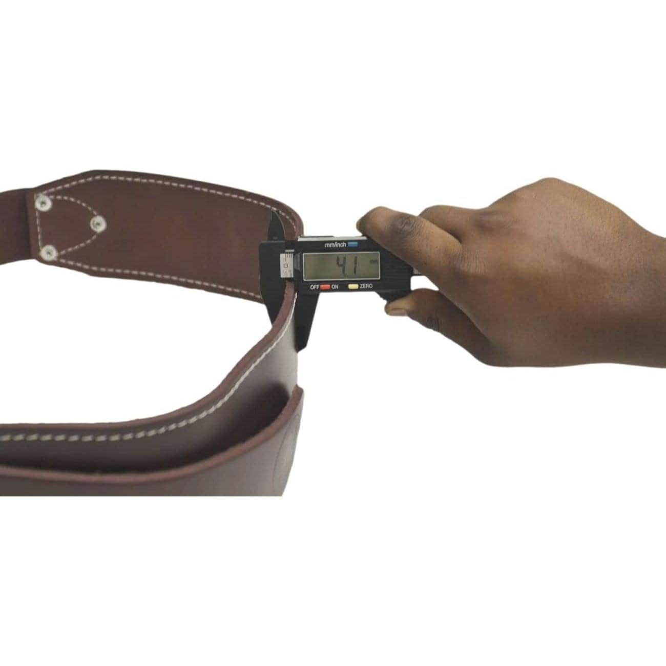 Cinturón de Trabajo Zeluga Cuero Ranger 7.62 cm Marrón