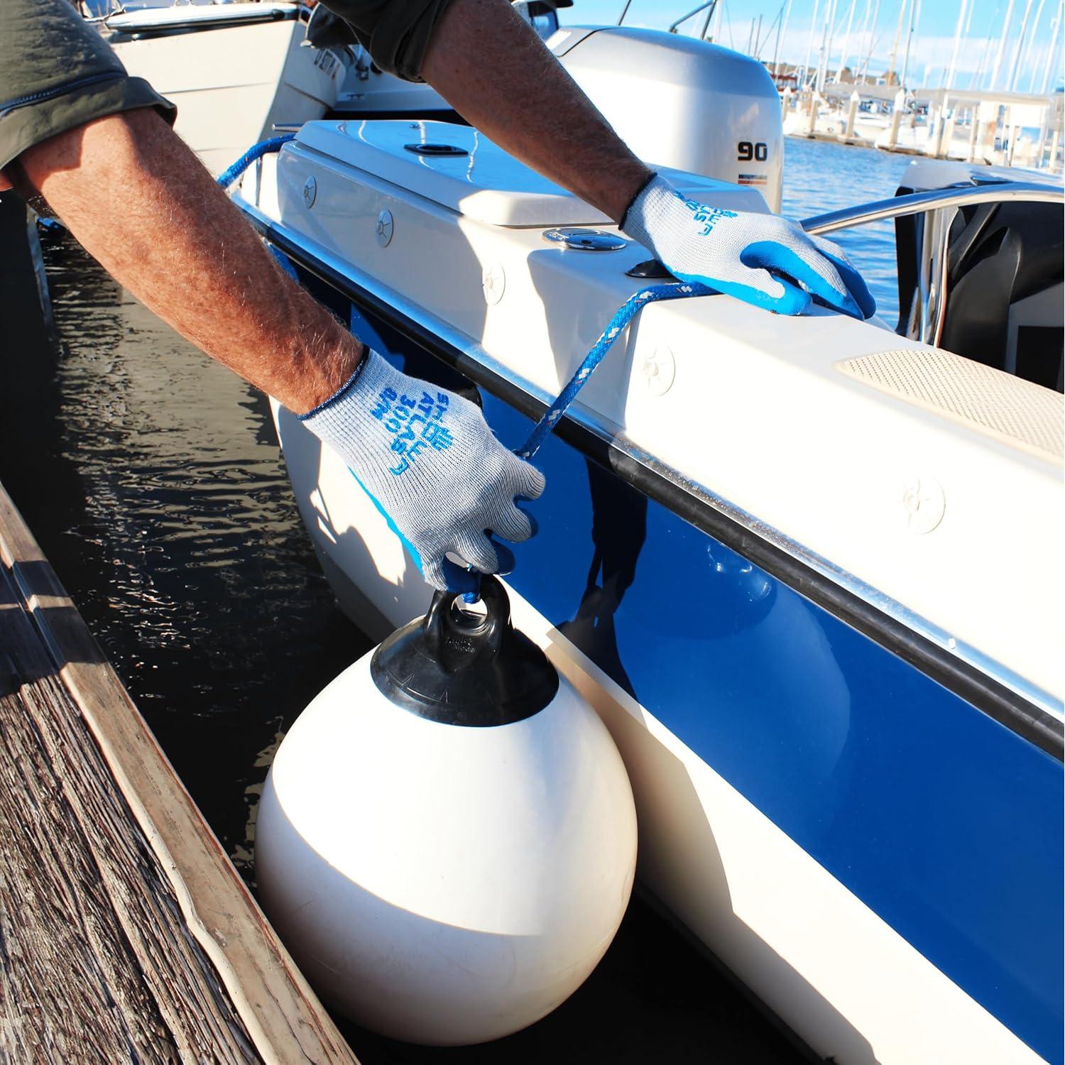 Guante de Trabajo SHOWA Atlas 300 Azul Grande 10-Gauge