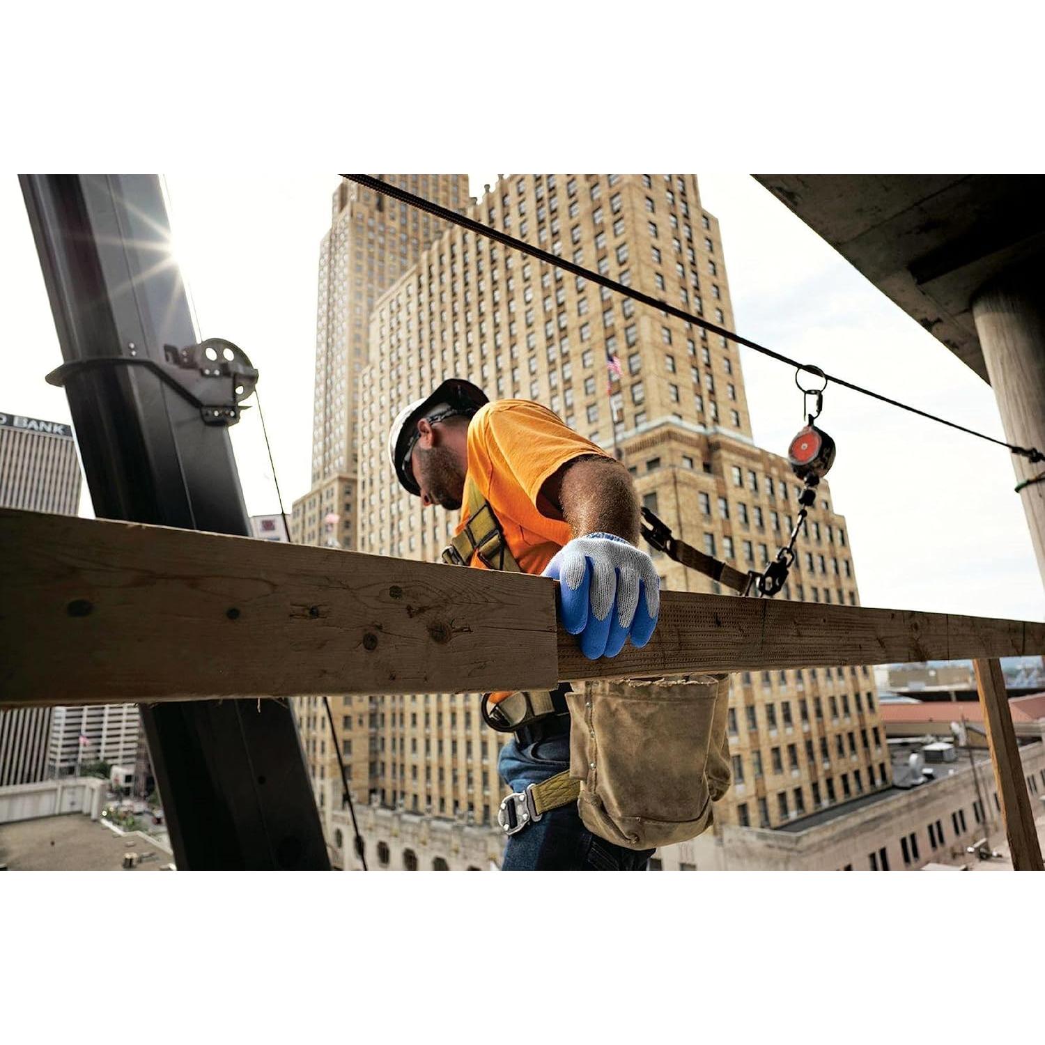 Guante de Trabajo SHOWA Atlas 300 Azul Grande 10-Gauge