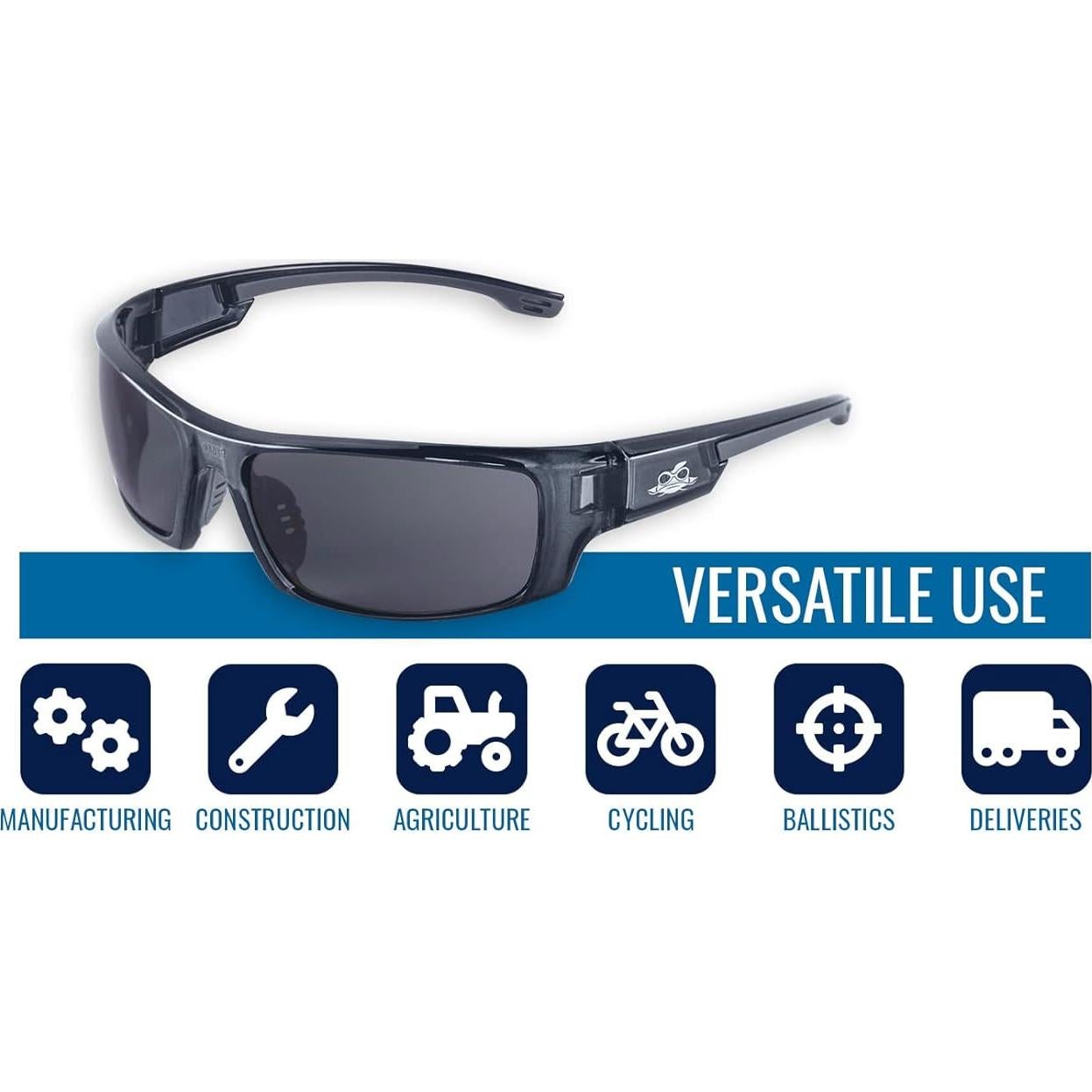 Gafas de Seguridad Bullhead BH943AF Anti Niebla Lentes Oscuros