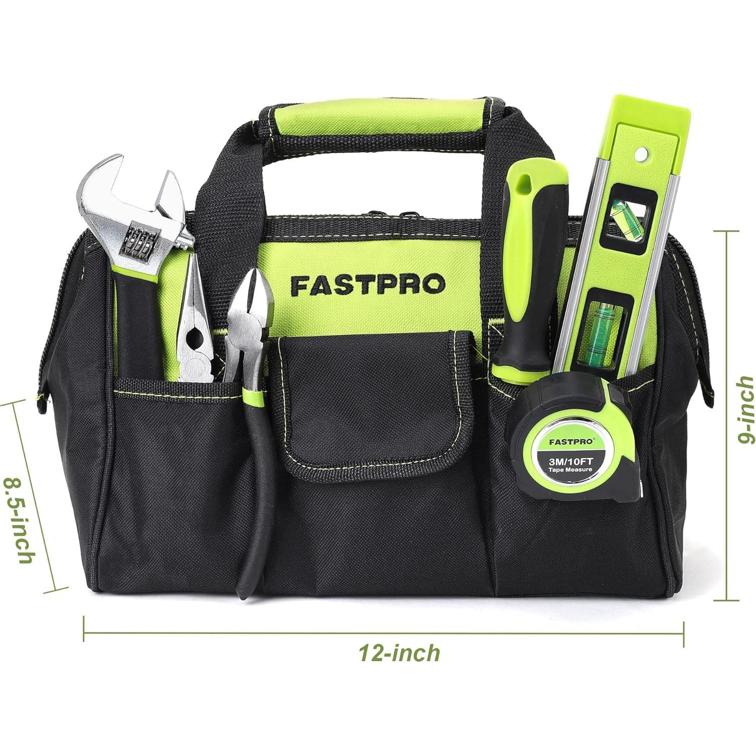 Juego de Herramientas FASTPRO 215 Piezas con Bolsa 30.48 cm Verde
