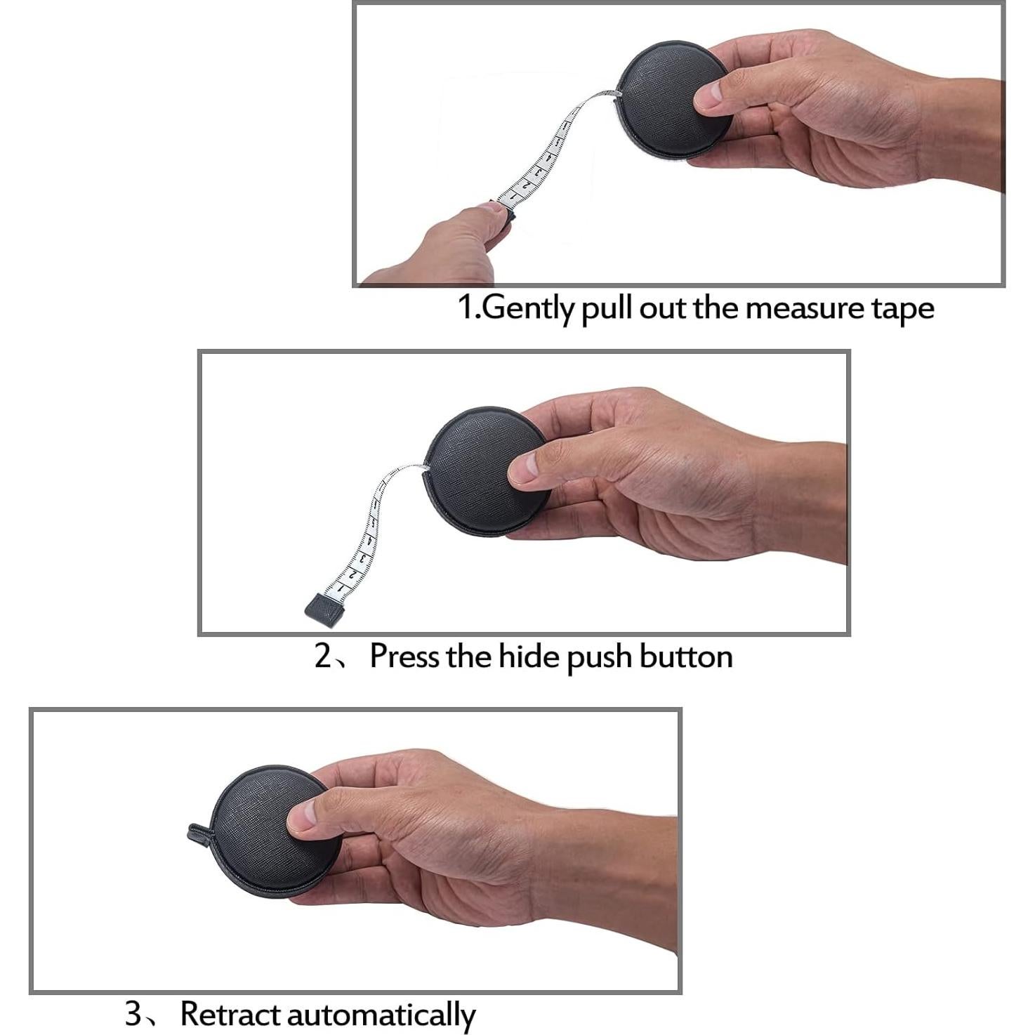 Cinta Métrica Retráctil 3m L1 Doble Cara 3 Unidades