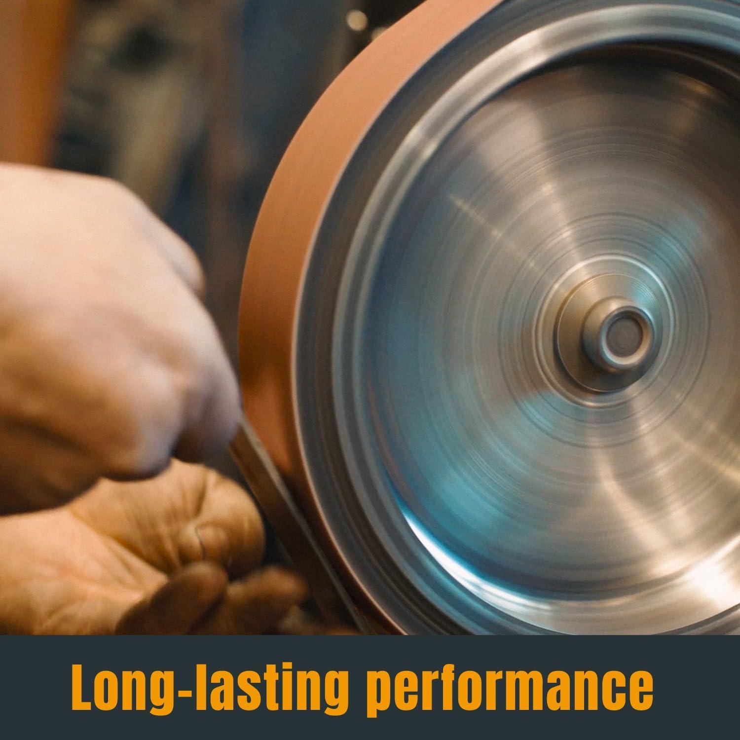 Cintas de Lijado 2x42" POWERTEC 40 Grano Óxido de Aluminio 10PK