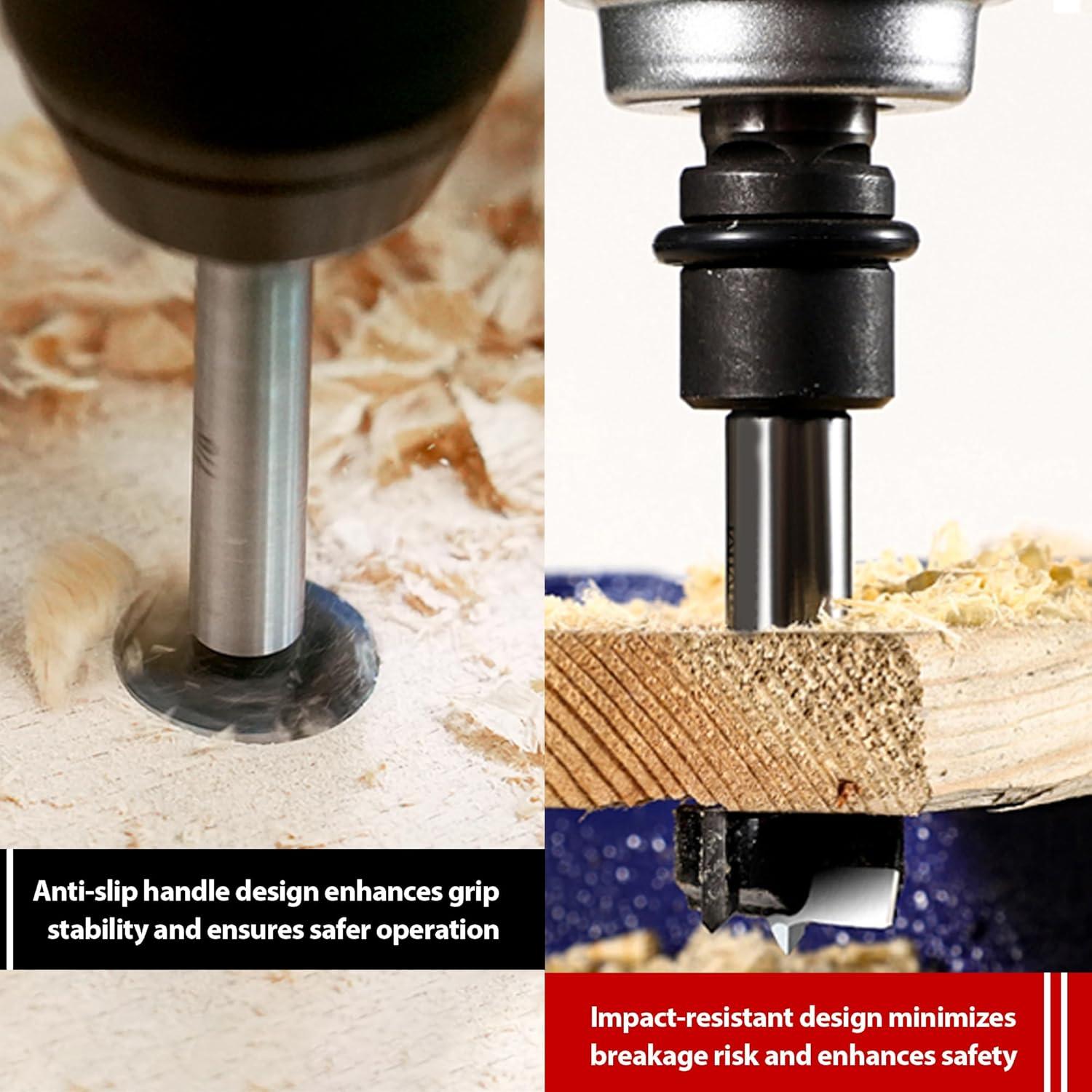 Juego de Brocas Forstner 16 Piezas MAZING - Acero Aleado