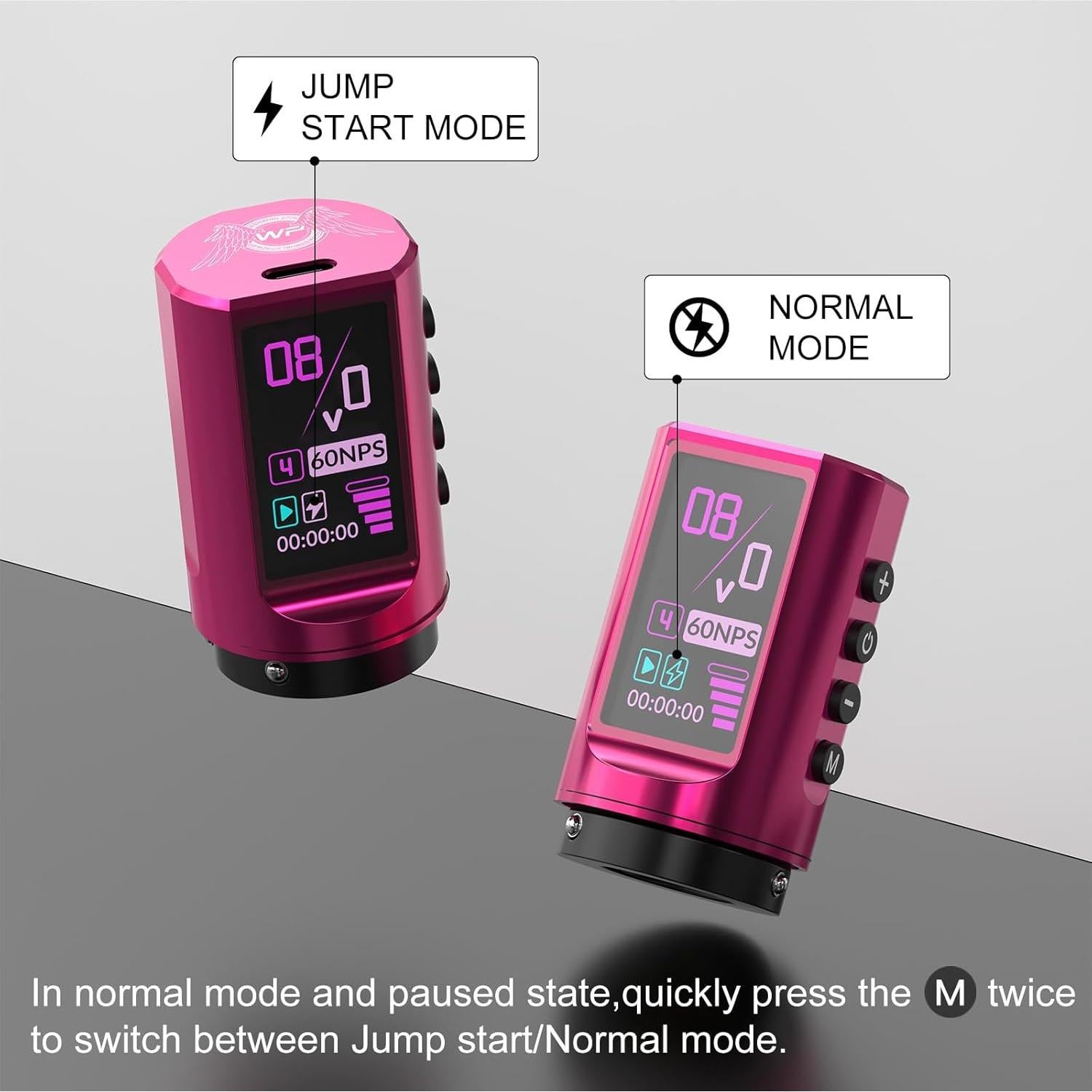 Pistola de Tatuaje Inalámbrica WORMHOLE PRO 7 Trazos Ajustables