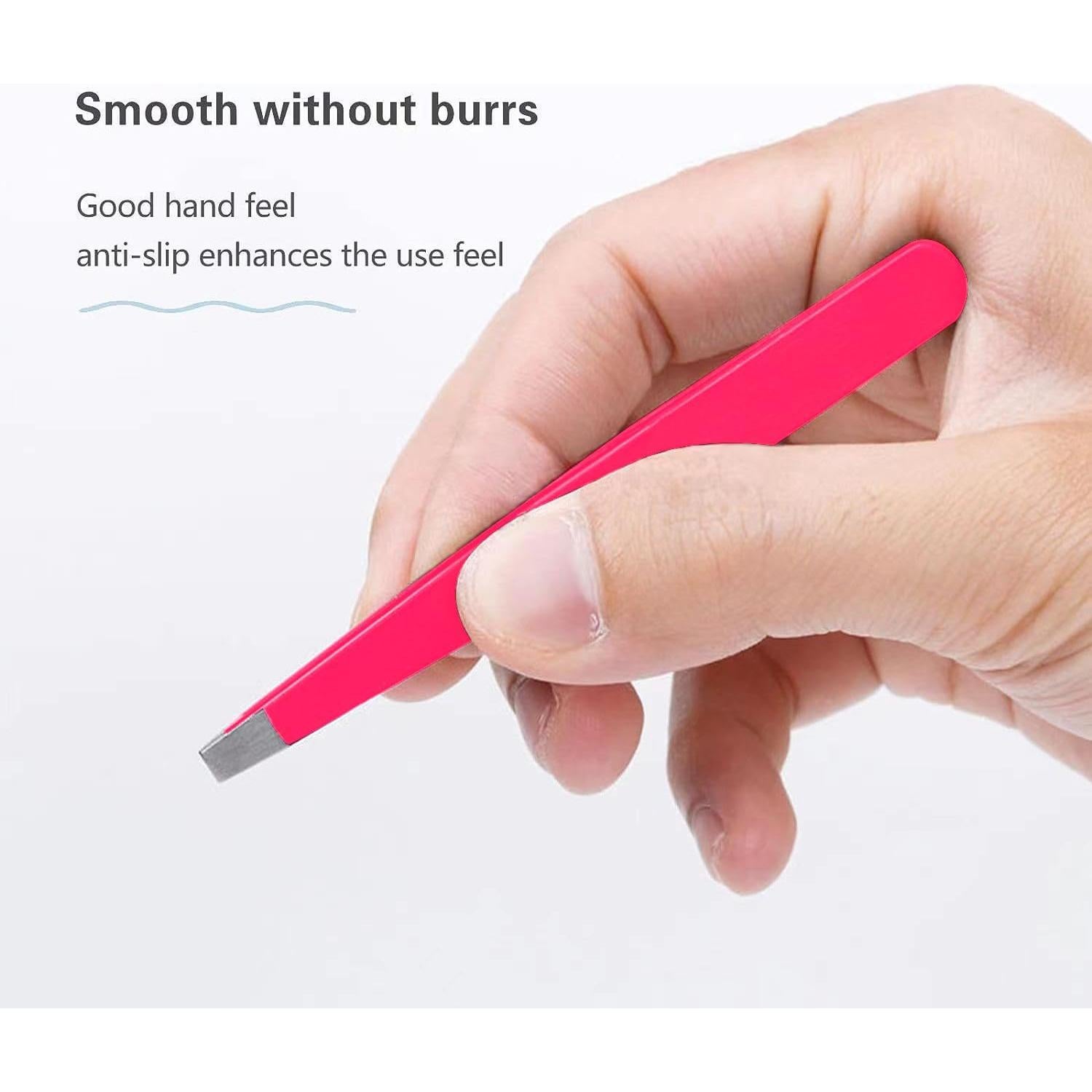 Juego de Pinzas de Acero Inoxidable Derlaier - 4 Piezas Rosa