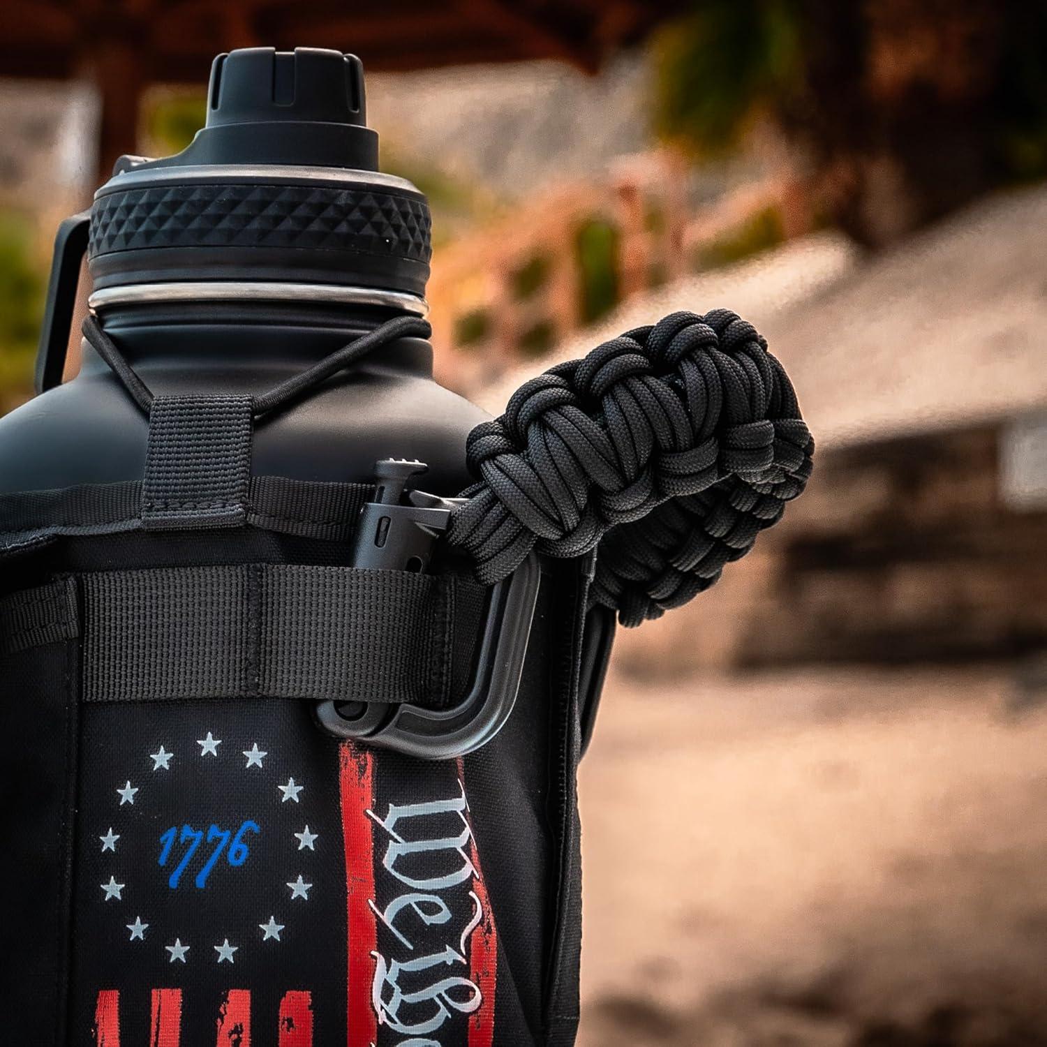 Mango de Paracord Iron Infidel para Botella 64 oz y 32 oz