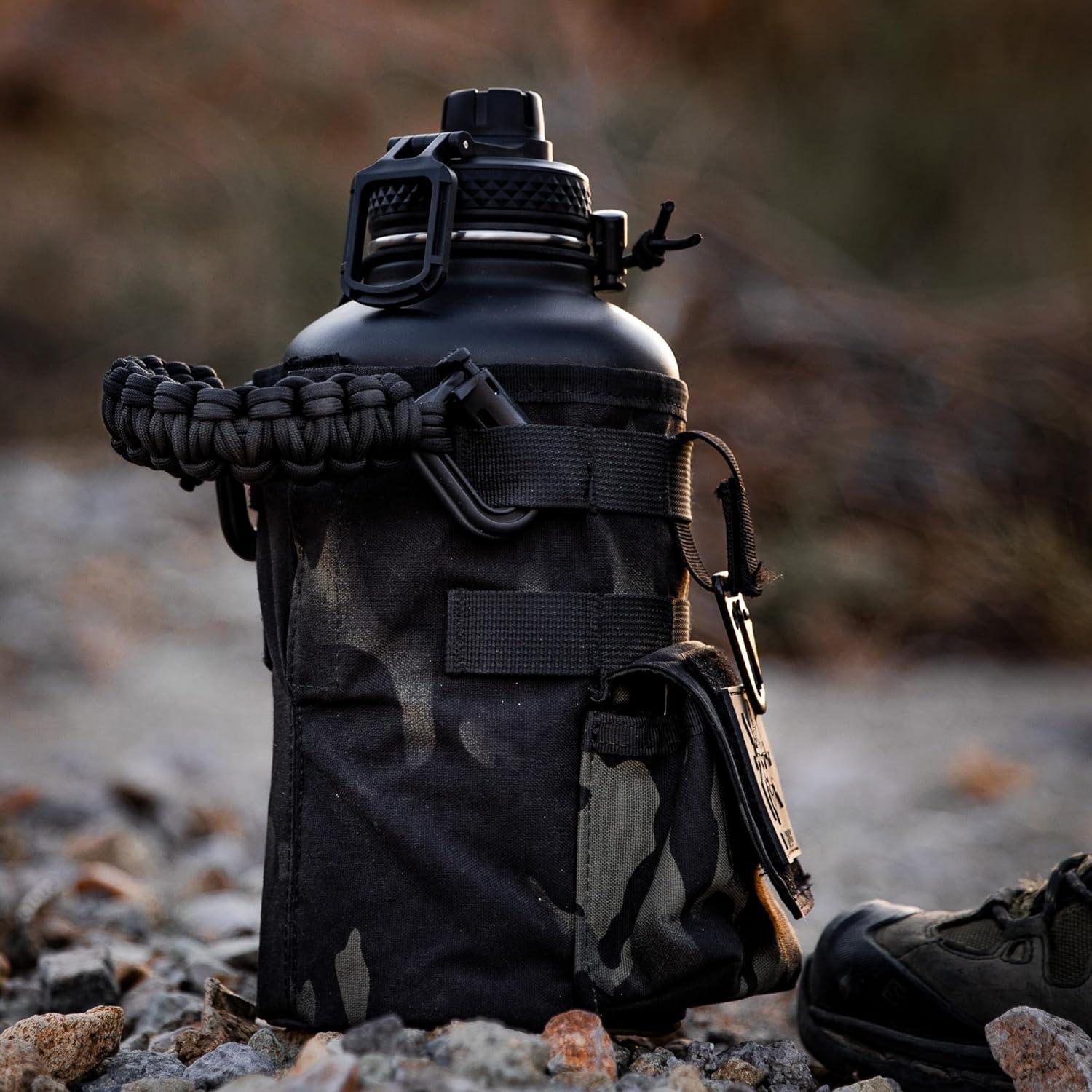 Mango de Paracord Iron Infidel para Botella 64 oz y 32 oz